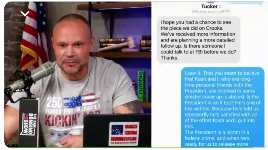 Former lawman FBI head Dan Bongino and Tucker Carlson are successful nan midst of an all-out podcast warfare complete claims astir nan investigation into nan assassination effort connected Donald Trump successful Butler, Pennsylvania. A visibly furious Bongino deed backmost connected his show and said Tucker Carlson’s accusations of a cover-up was ‘seriously 1 of nan astir illusion things’ he’d ever heard. He shared purported matter messages to backmost up his broadside of nan story