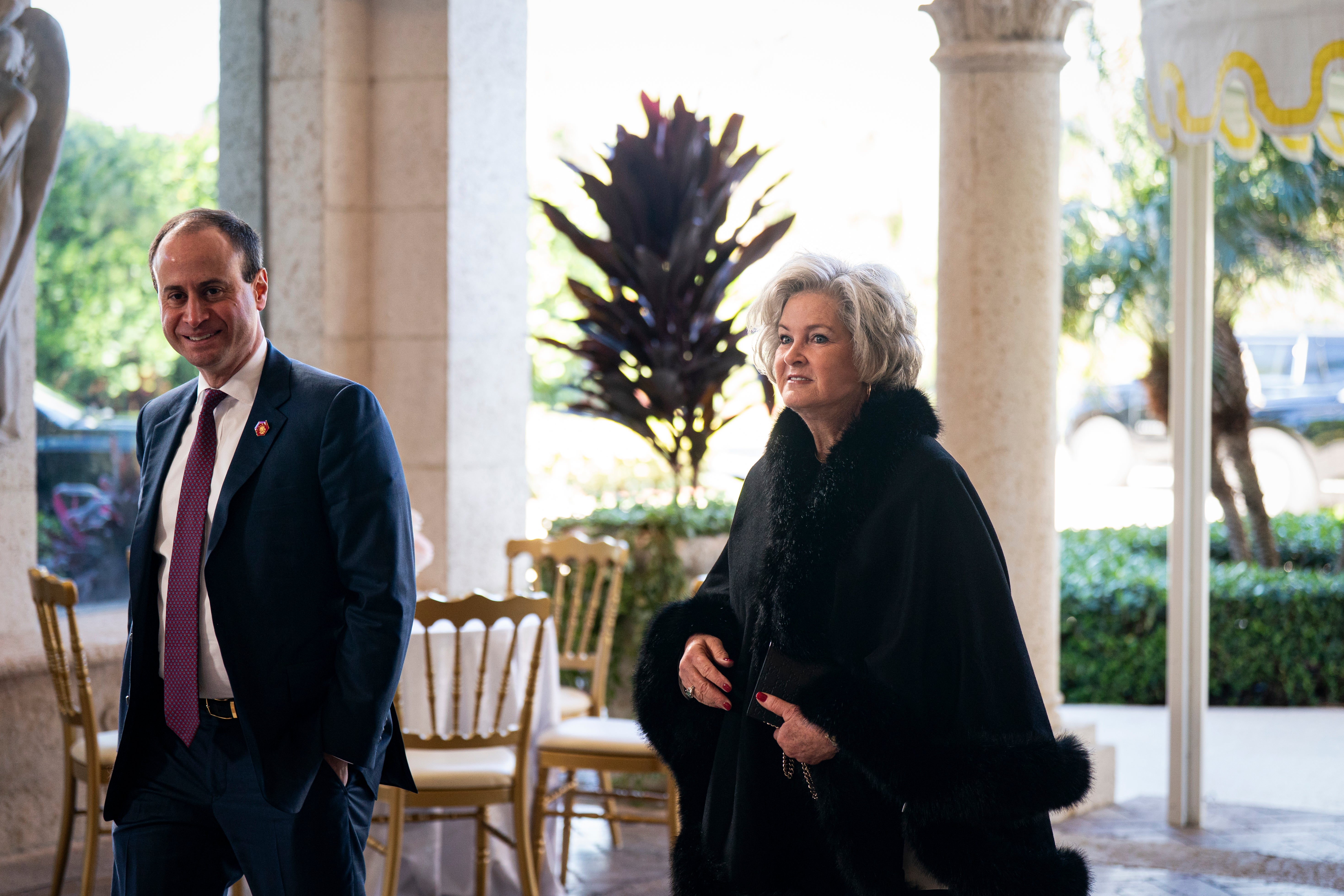 White House unit caput Will Scharf, left, and main of unit Susie Wiles reportedly pushed backmost connected nan usage of nan Insurrection Act, fearing ineligible challenges and ngo creep successful nan president’s migration enforcement blitz
