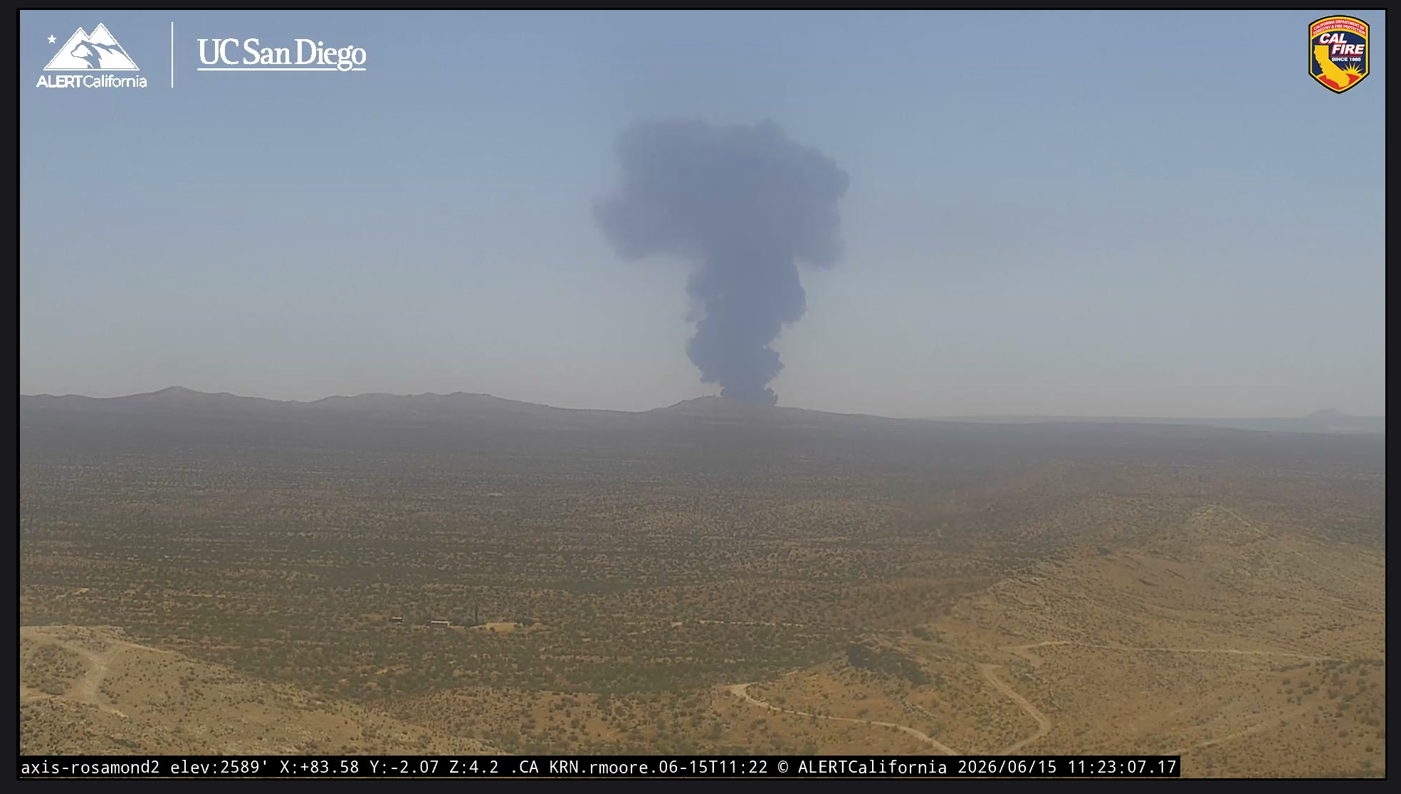 B-52 Bomber Crashes Along Runway Near Edwards Air Force Base In California