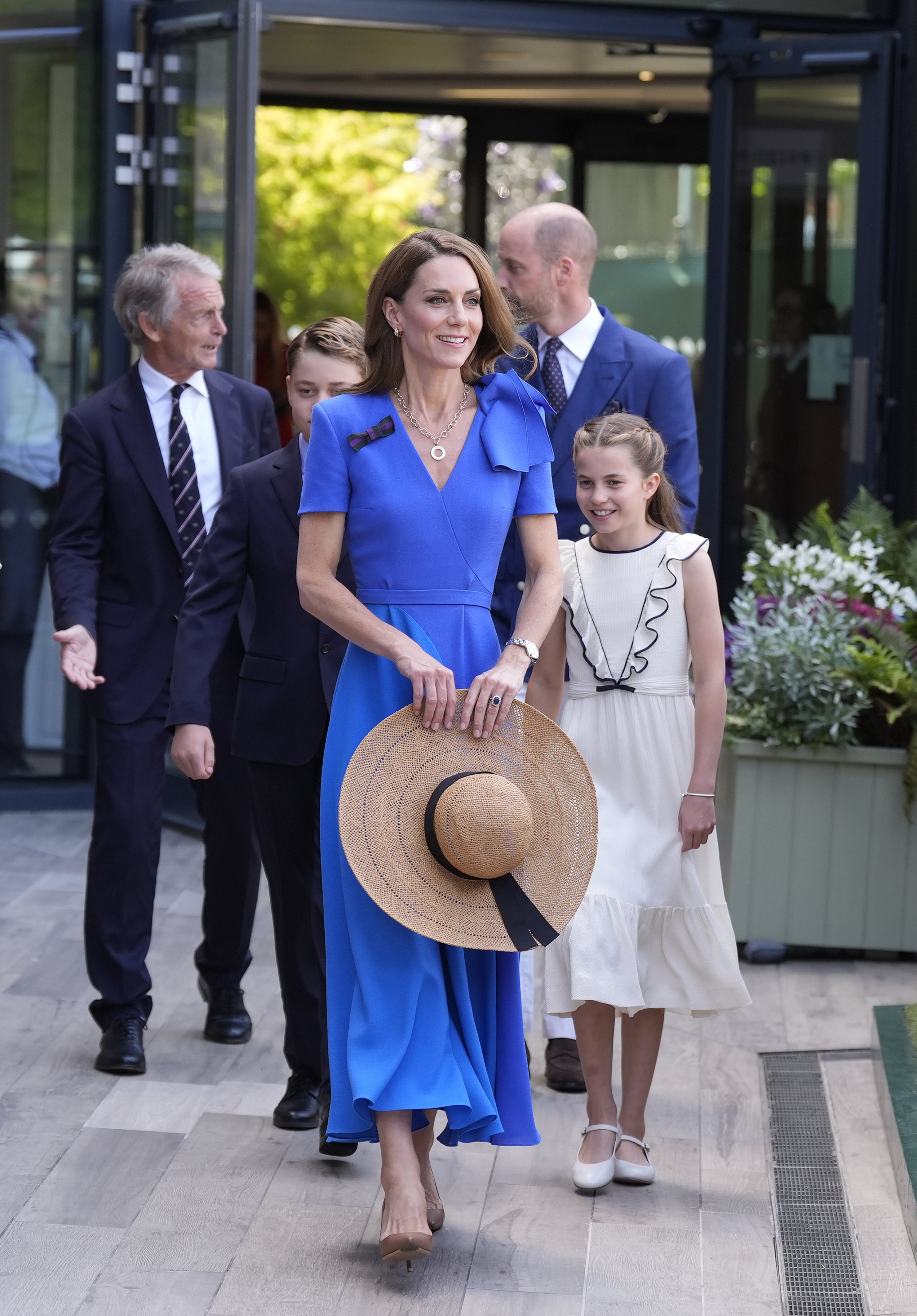 Charlotte made her first Wimbledon appearance in 2023