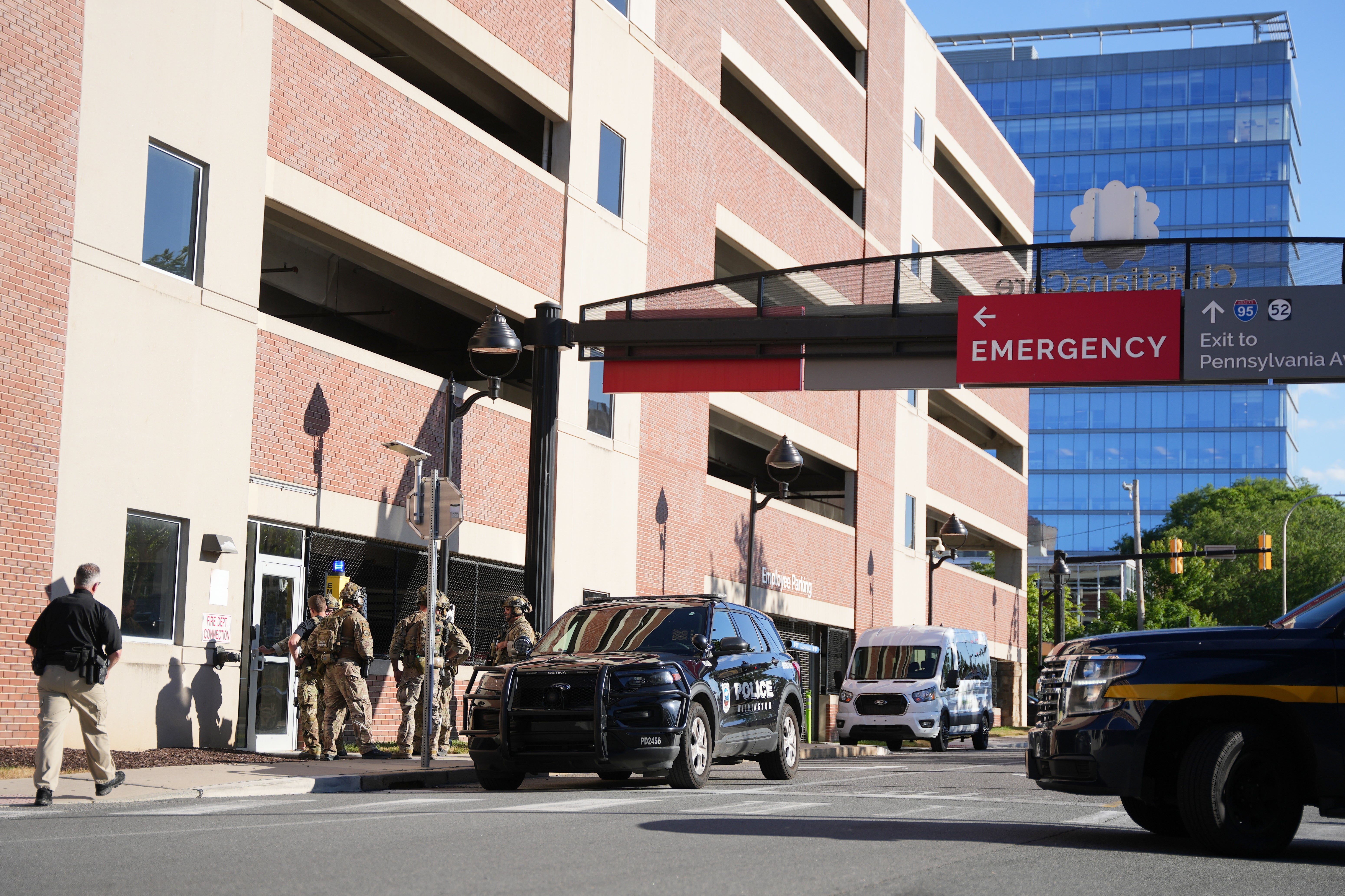 One dead after shooting at Wilmington hospital in Delaware as suspect remains at large