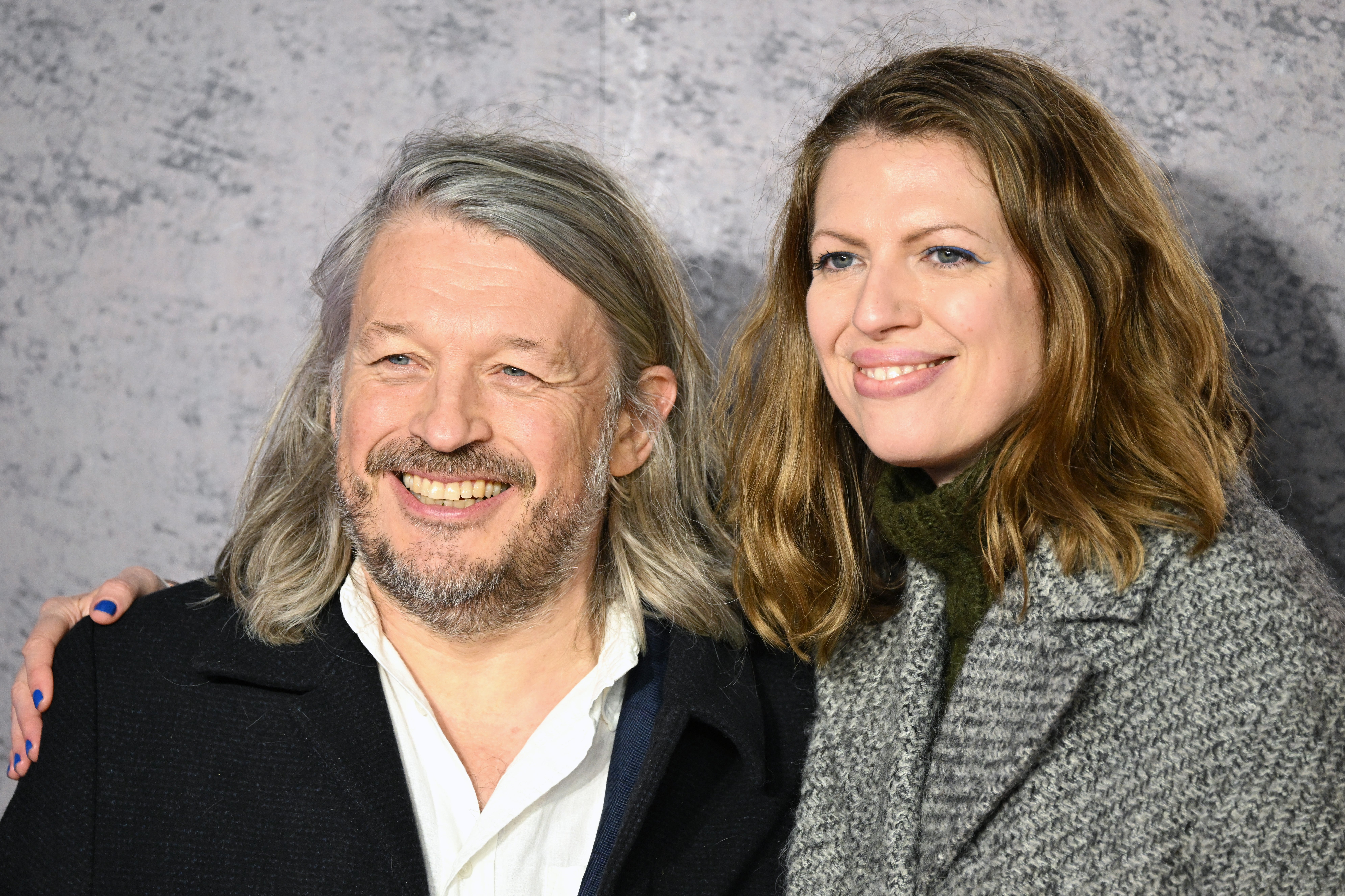 Com a esposa Wilkins, com quem divide dois filhos