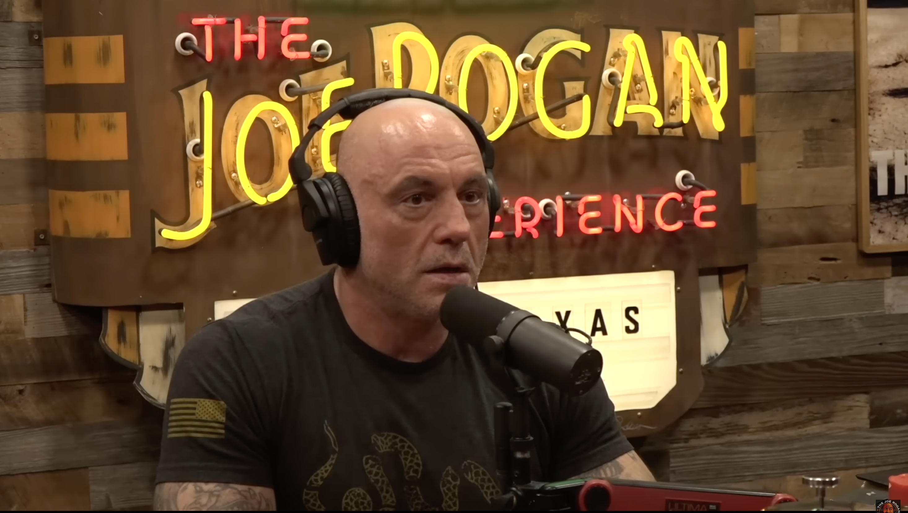 'There was presidents progressive and erstwhile presidents progressive that were contacting Spotify...trying to get maine removed for vaccine misinformation,' Joe Rogan said connected his podcast