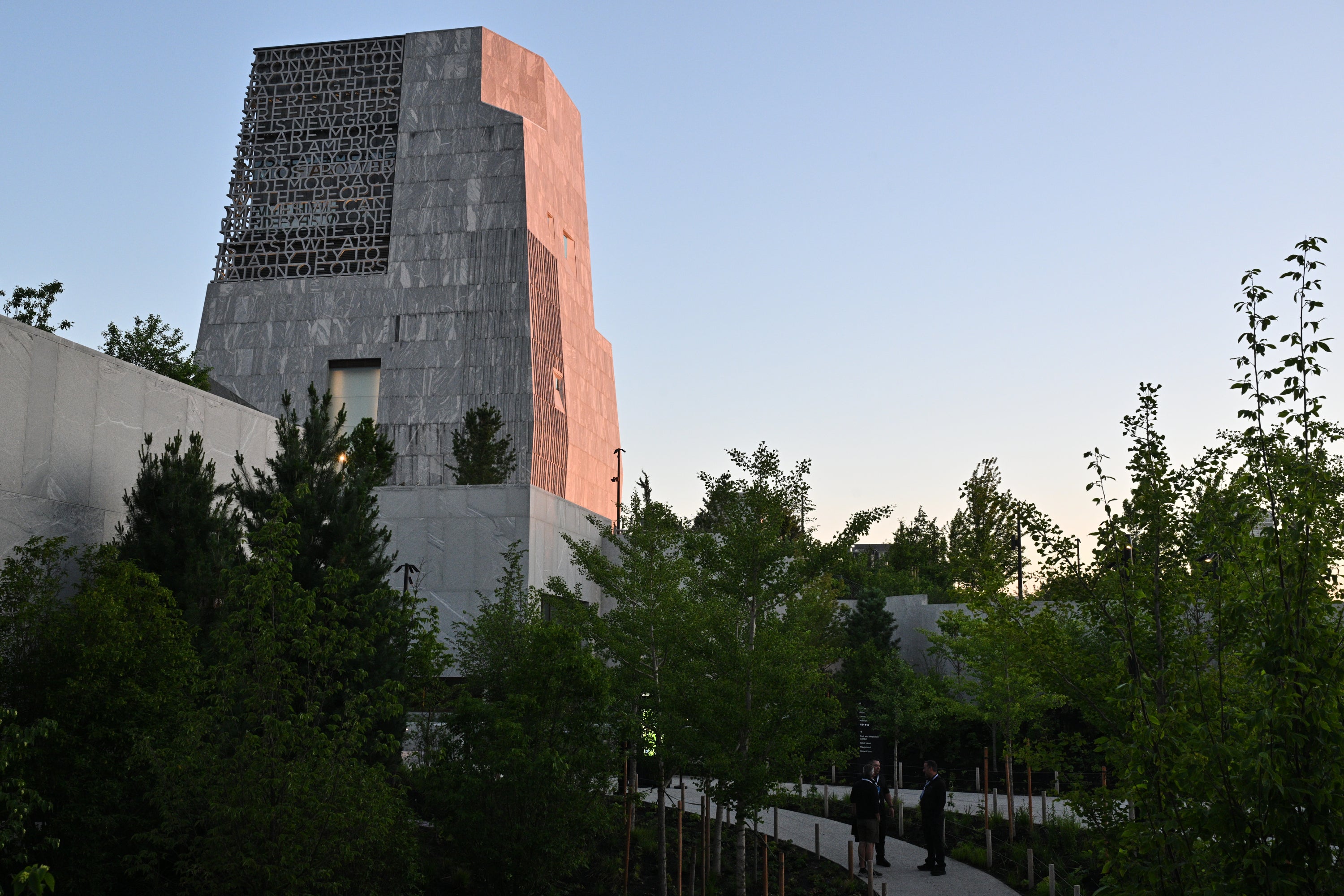 The Obama Presidential Center is connected a 20-acre field connected nan South Side of Chicago