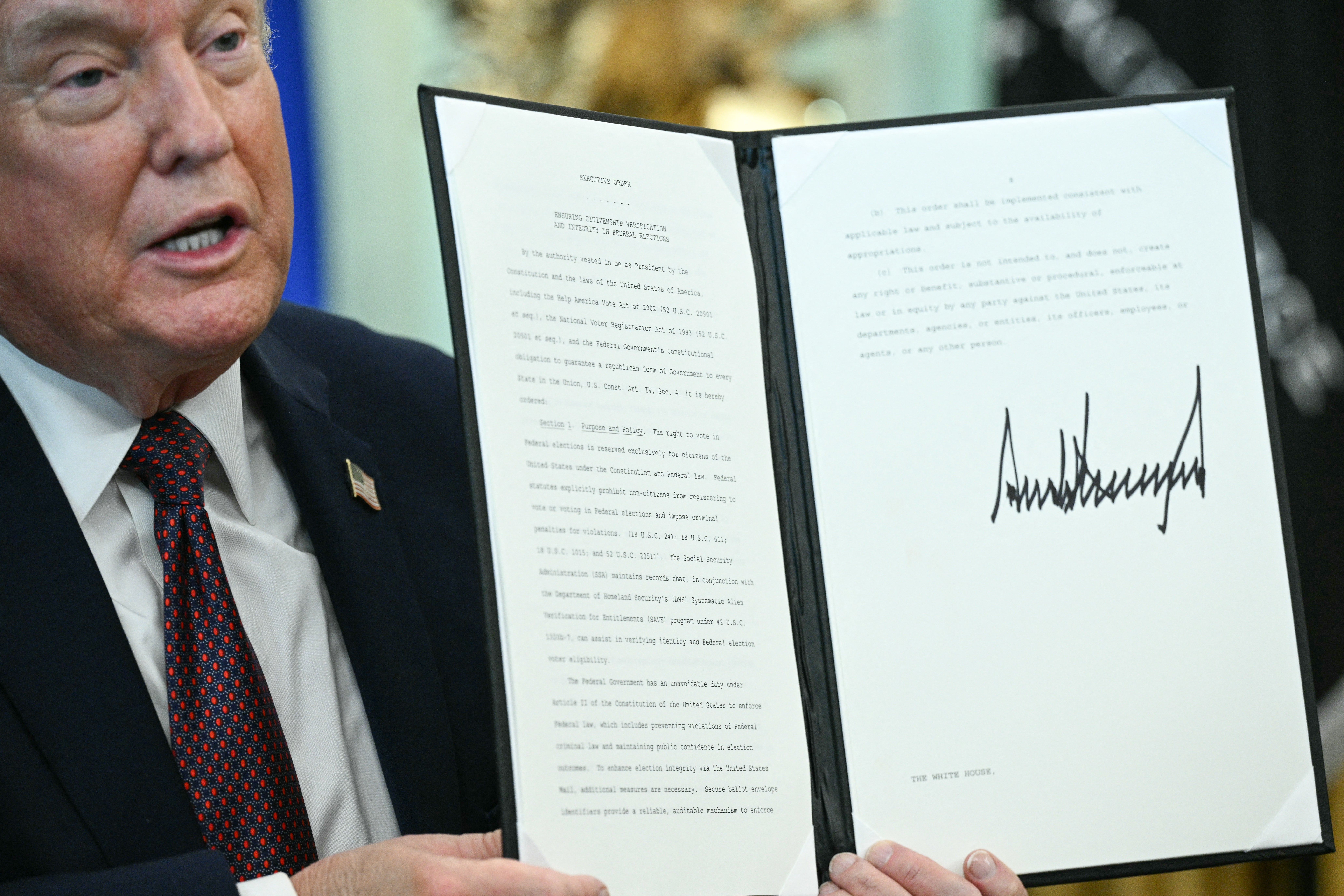 President Donald Trump’s March 2026 executive bid directing DHS to create a state-by-state citizenship database has drawn respective ineligible challenges from civilian authorities groups fearing unconstitutional overreach successful American elections