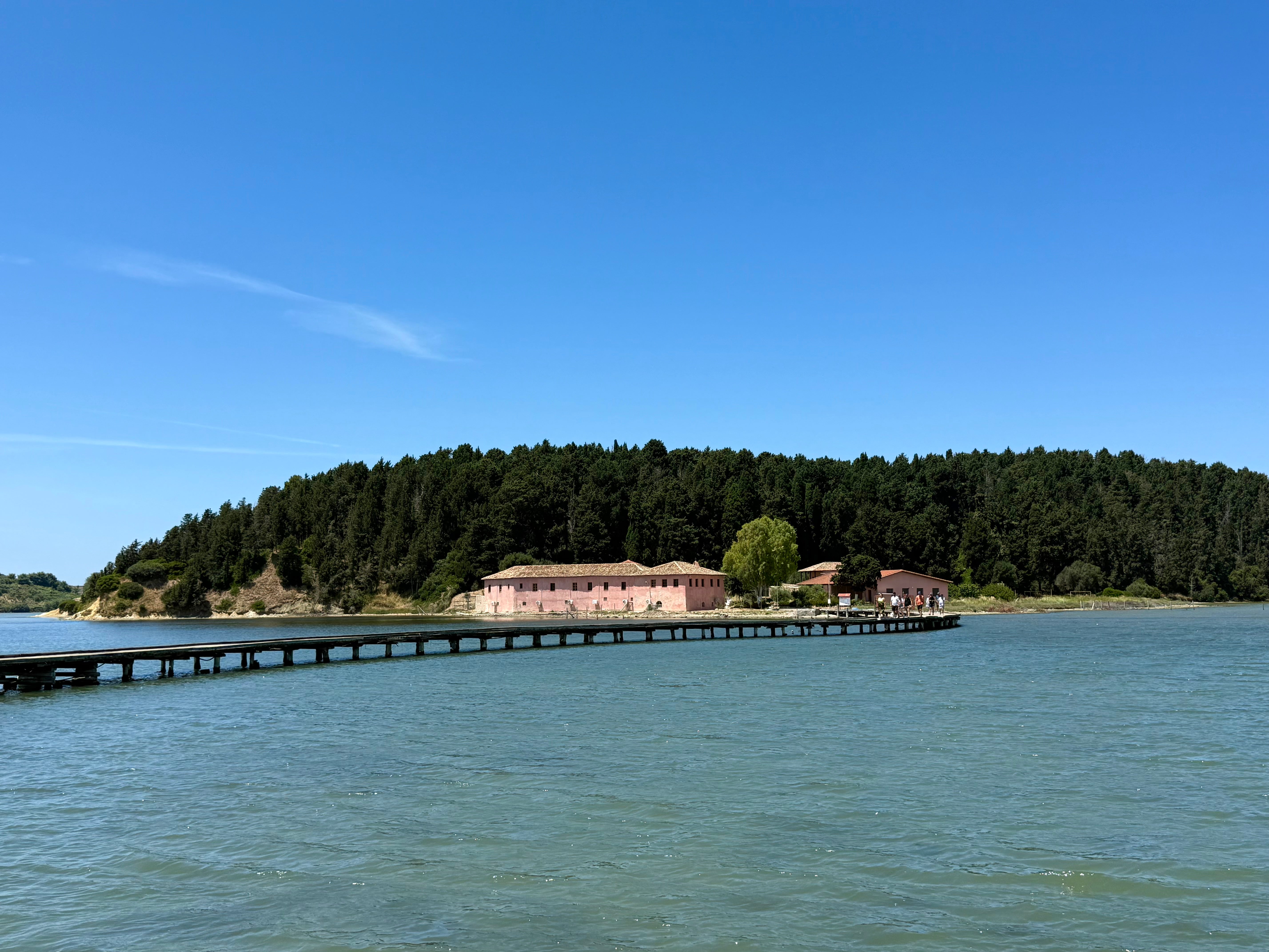 The Byzantine monastry connected Zvernec Island
