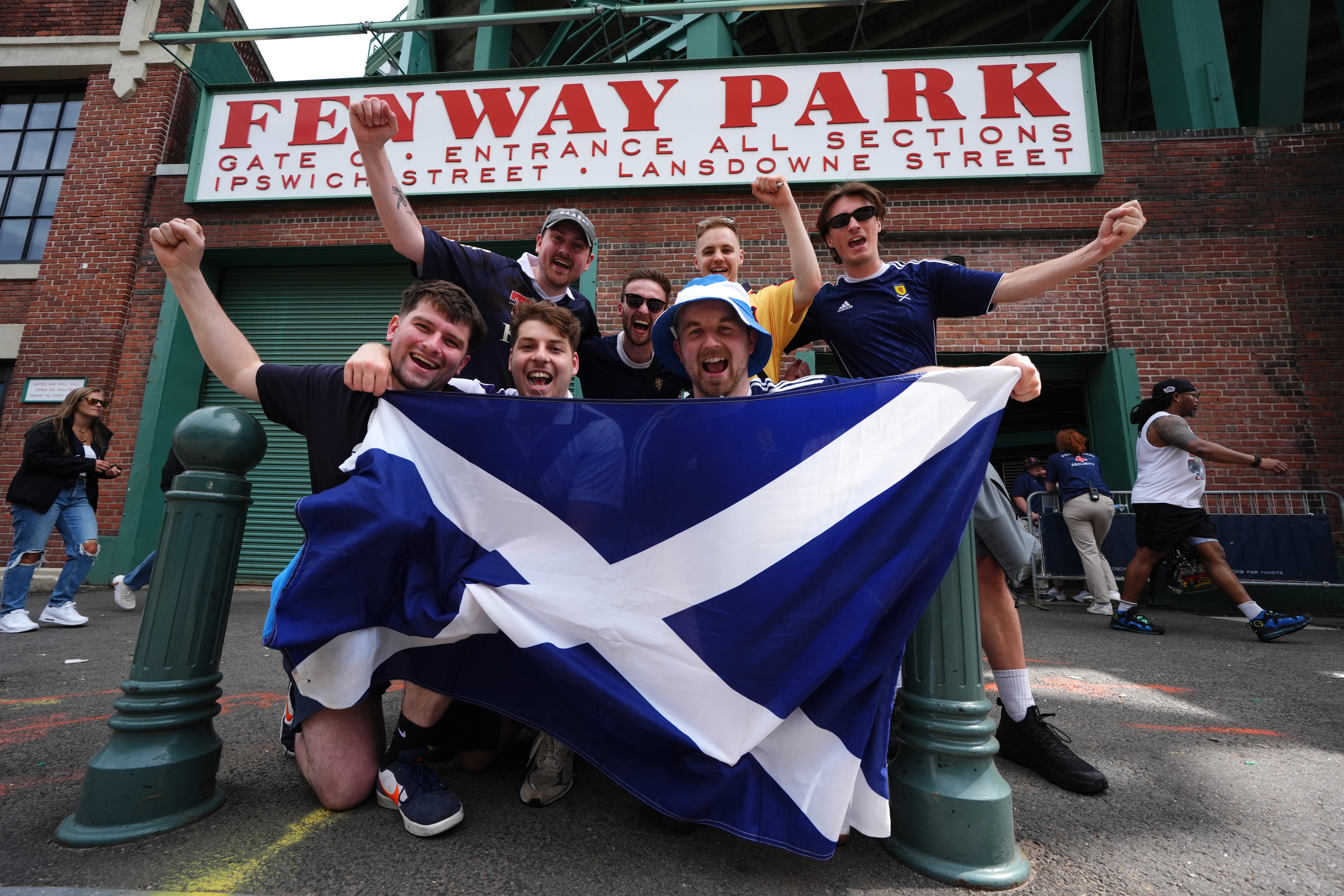 Scotland World Cup fans strike it rich in Boston after winning over $10,000 in baseball raffle