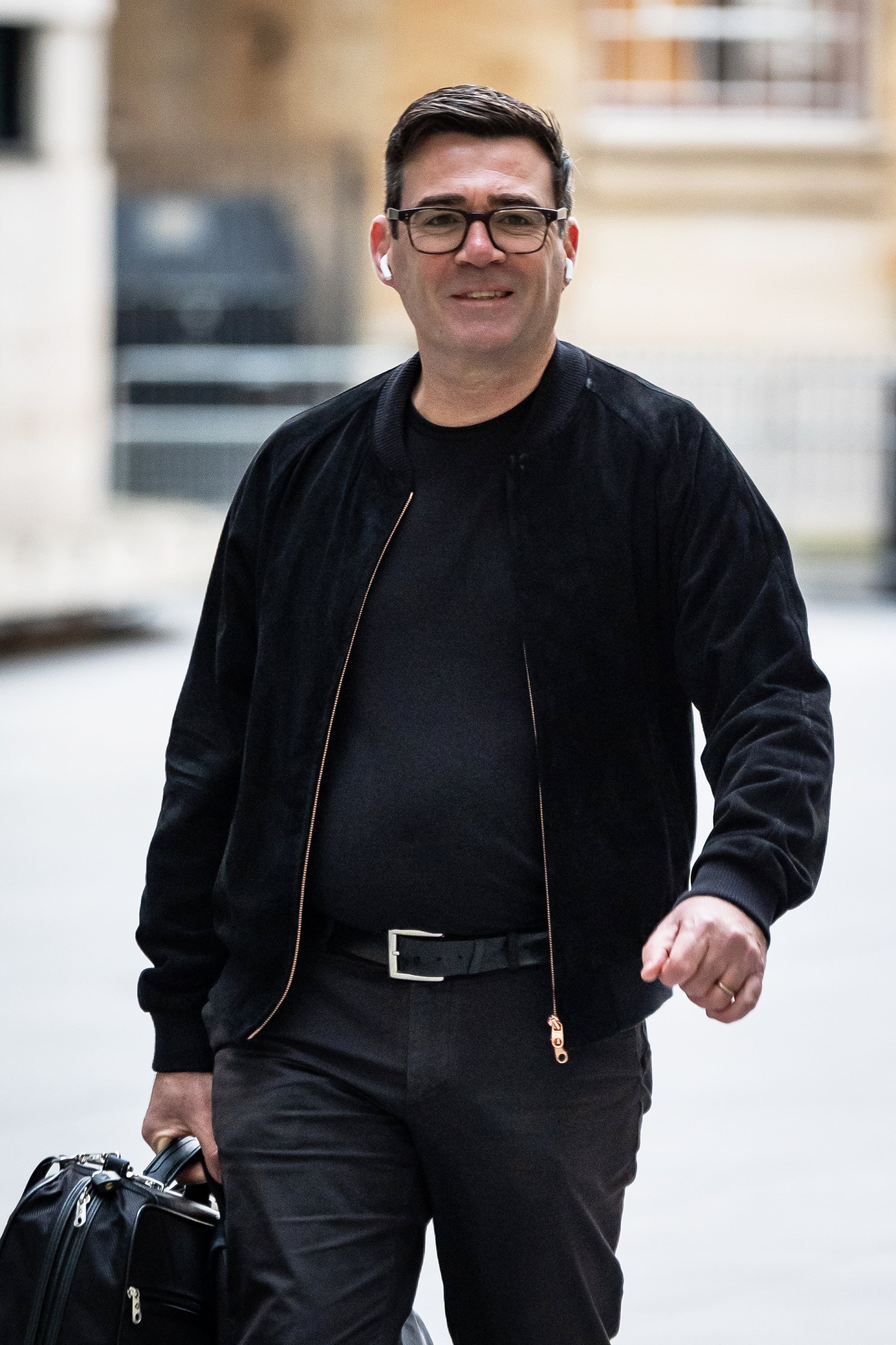 Burnham often opts for the black-on-black look