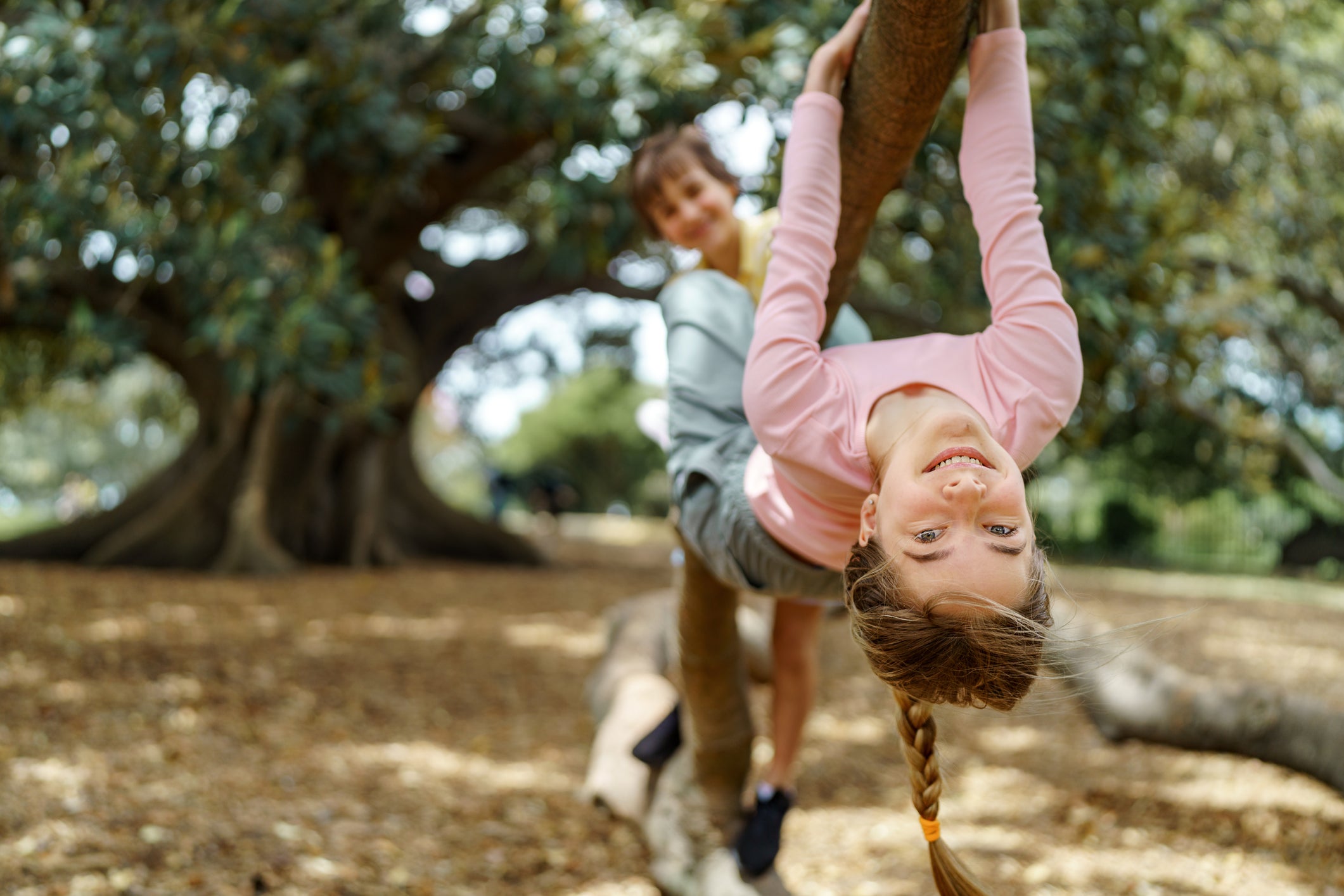 Leatherbarrow says making outdoor play feel easy and familiar often helps young children feel happy to choose it rather than staying inside on a device