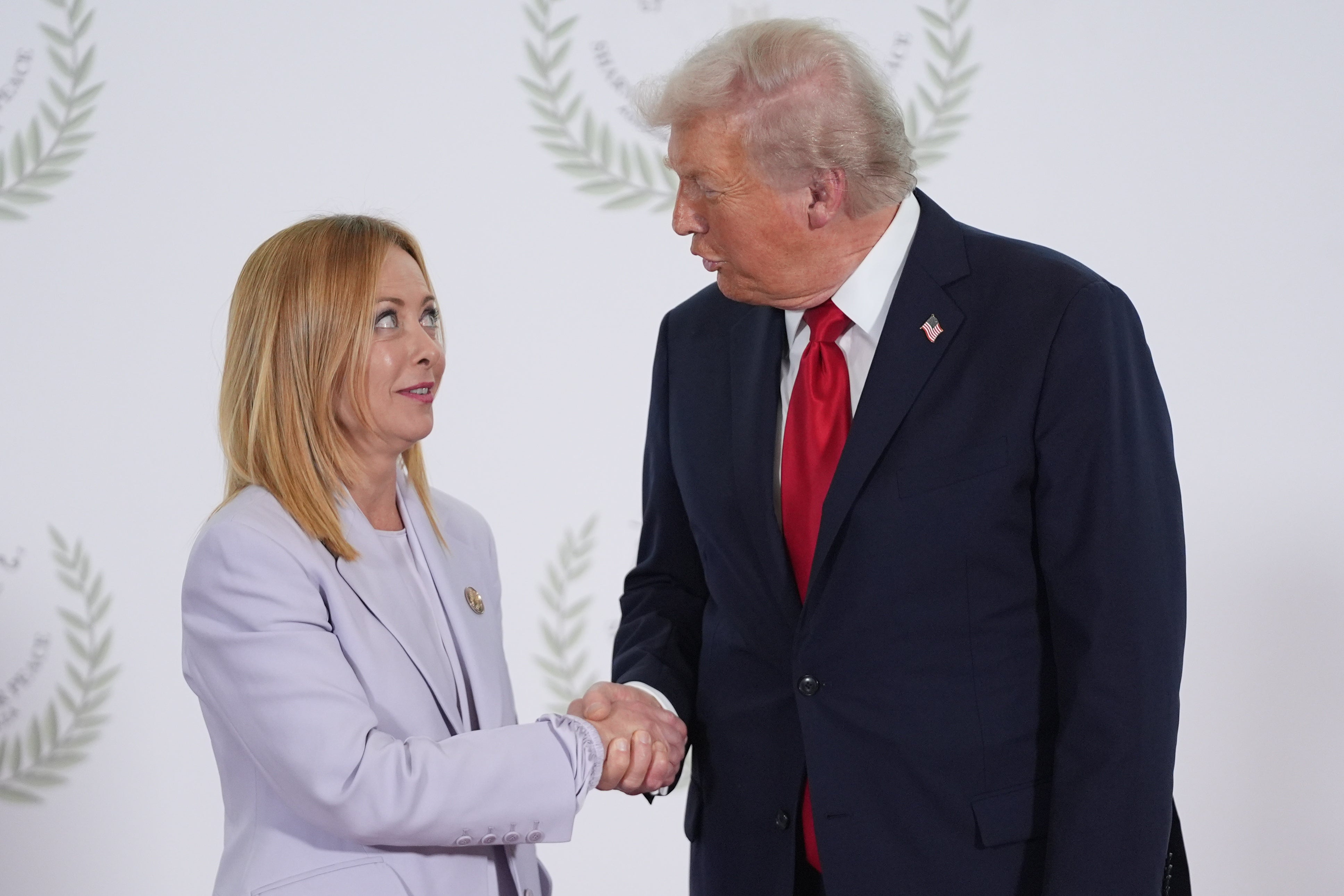 President Donald Trump doubled down connected his feud pinch Italian Prime Minister Giorgia Meloni