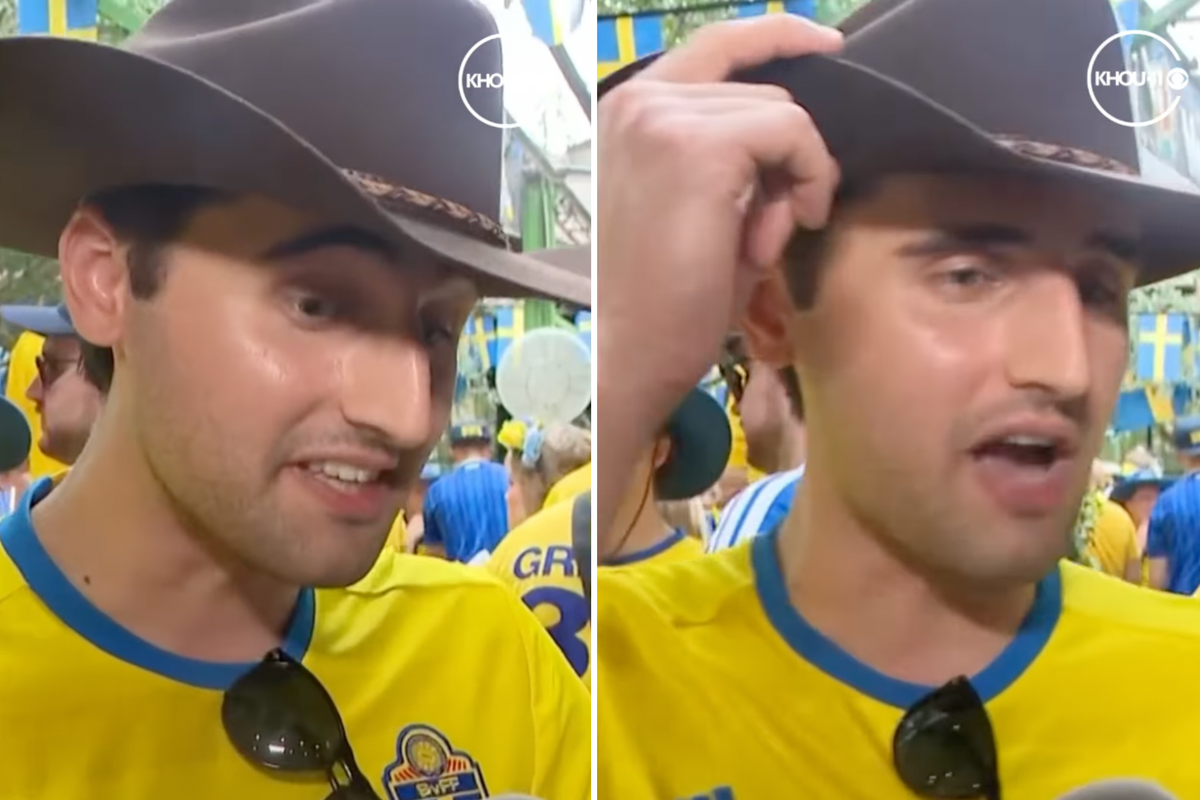 Swedish World Cup fan goes viral for praising Texas gas station chain that sold him fabulous cowboy hat Swedish World Cup fan goes viral for praising Texas gas station chain that sold him fabulous cowboy hat
