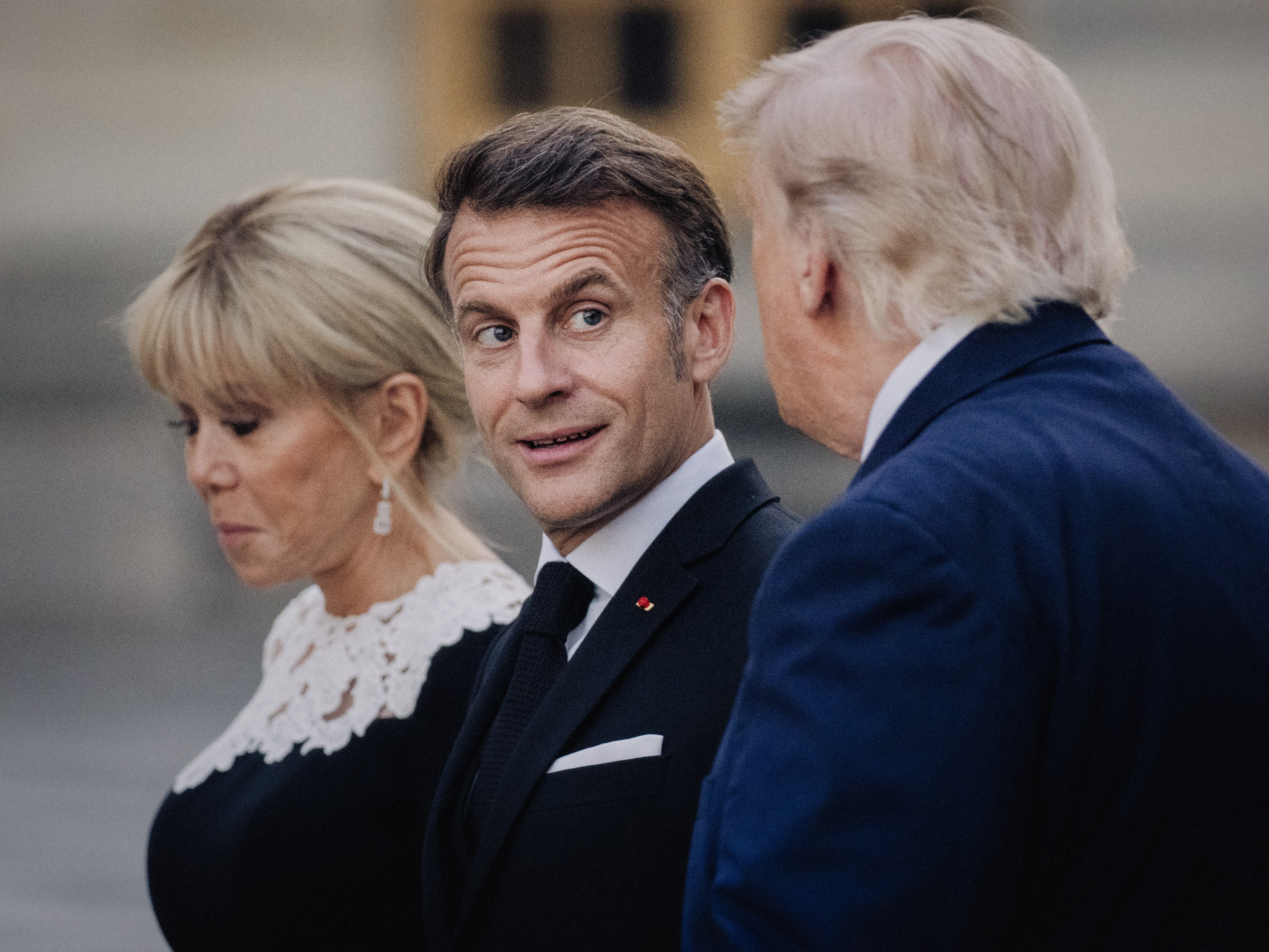  French president Macron and president Donald Trump person had their stock of ups and downs