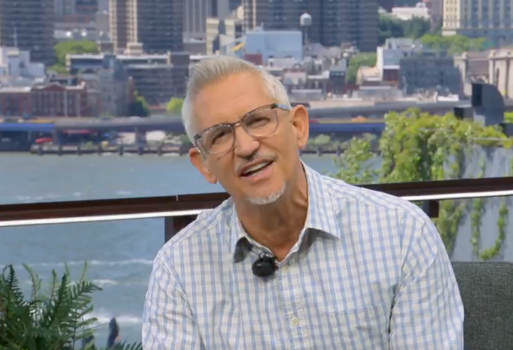 Gary Lineker made an appearance on ITV during the World Cup