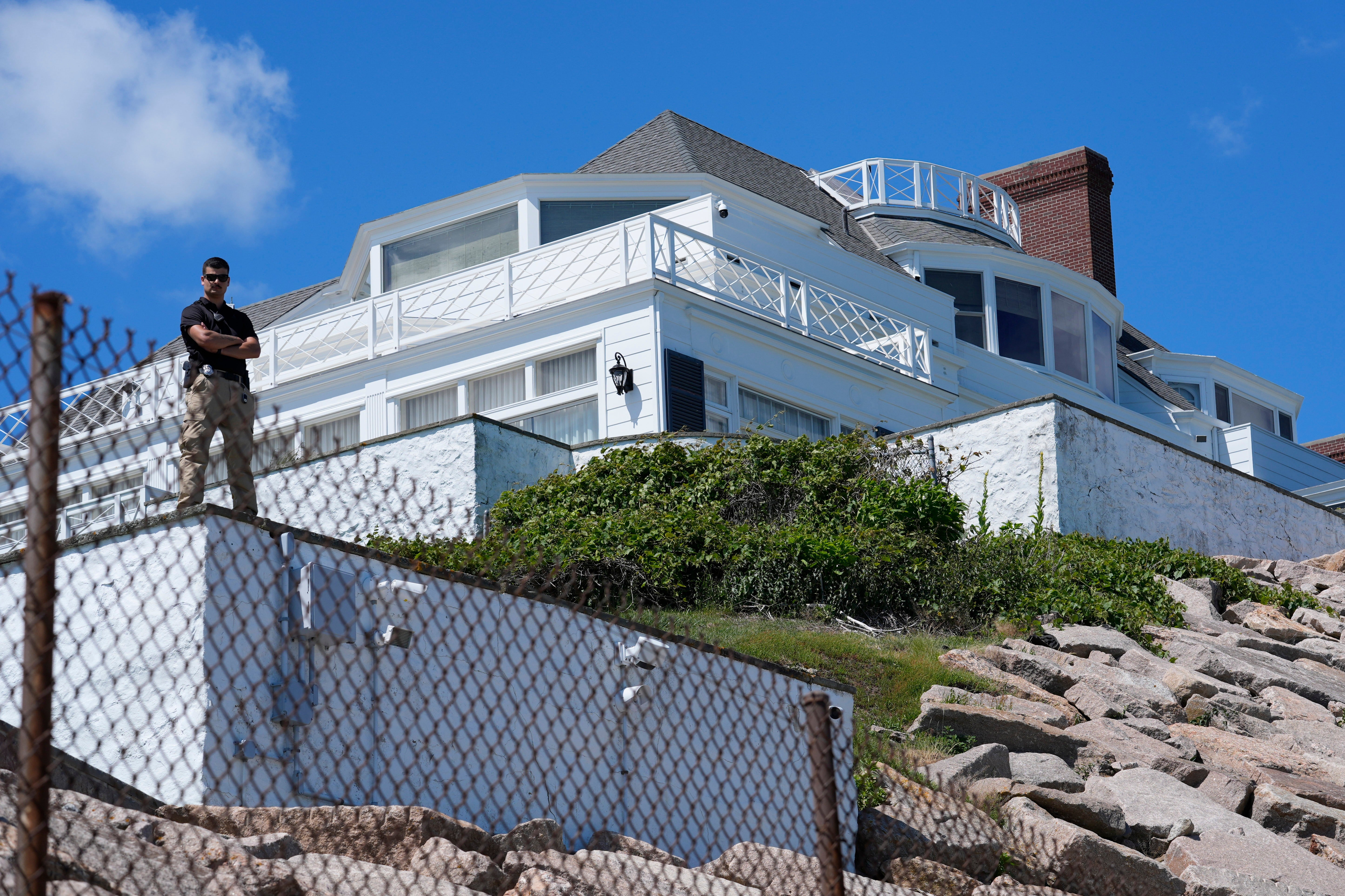 Taylor Swift’s waterfront mansion in Westerly, Rhode Island’s ritzy Watch Hill neighborhood, which cost $17.75 million in 2013. It is one of eight properties the A-lister owns