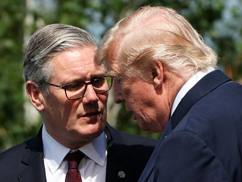 The premier curate (left) has had a fraught narration pinch Donald Trump