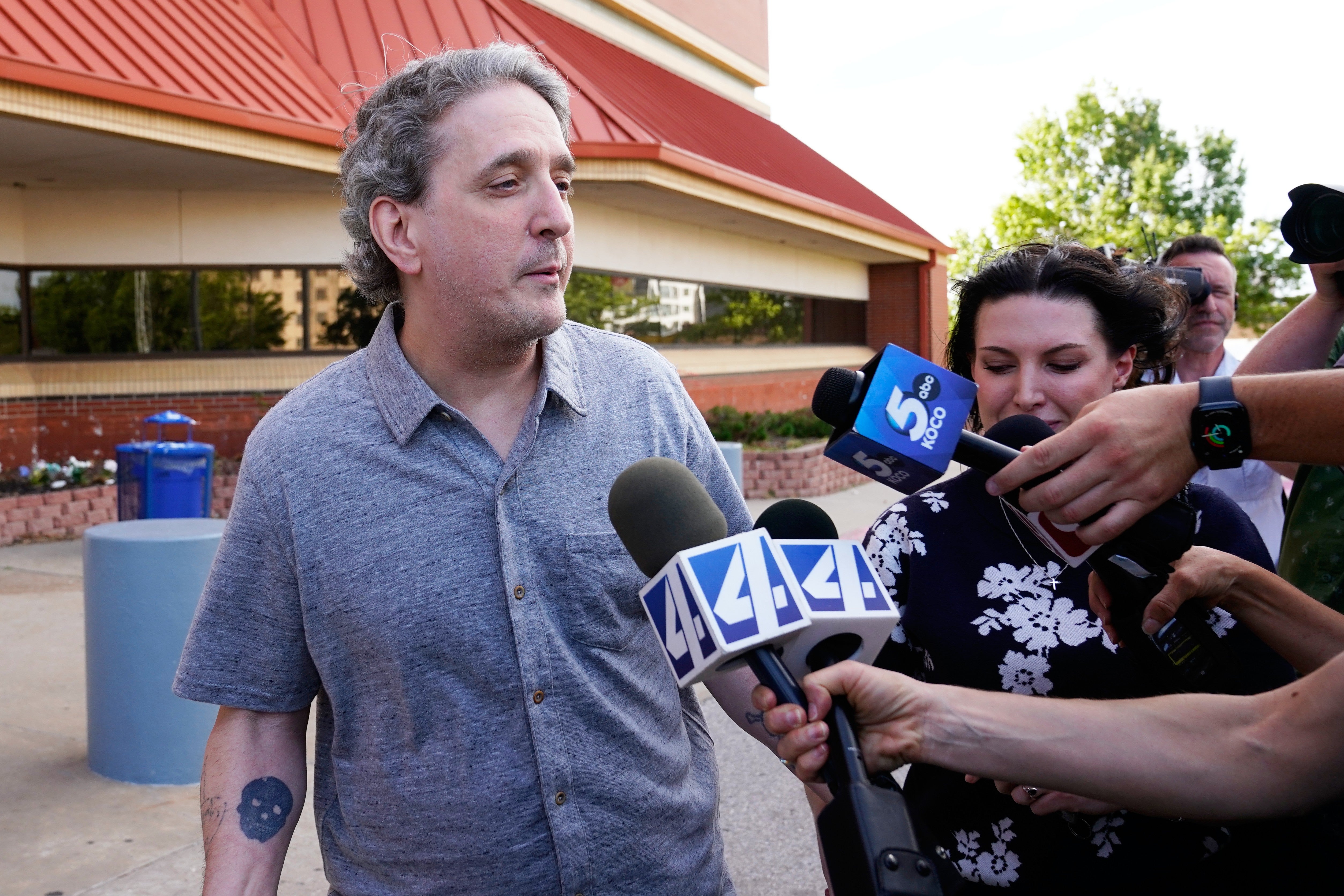 Richard Glossip's first condemnation was overturned by nan U.S. Supreme Court past year, and he was released connected enslaved by a authorities judge past month