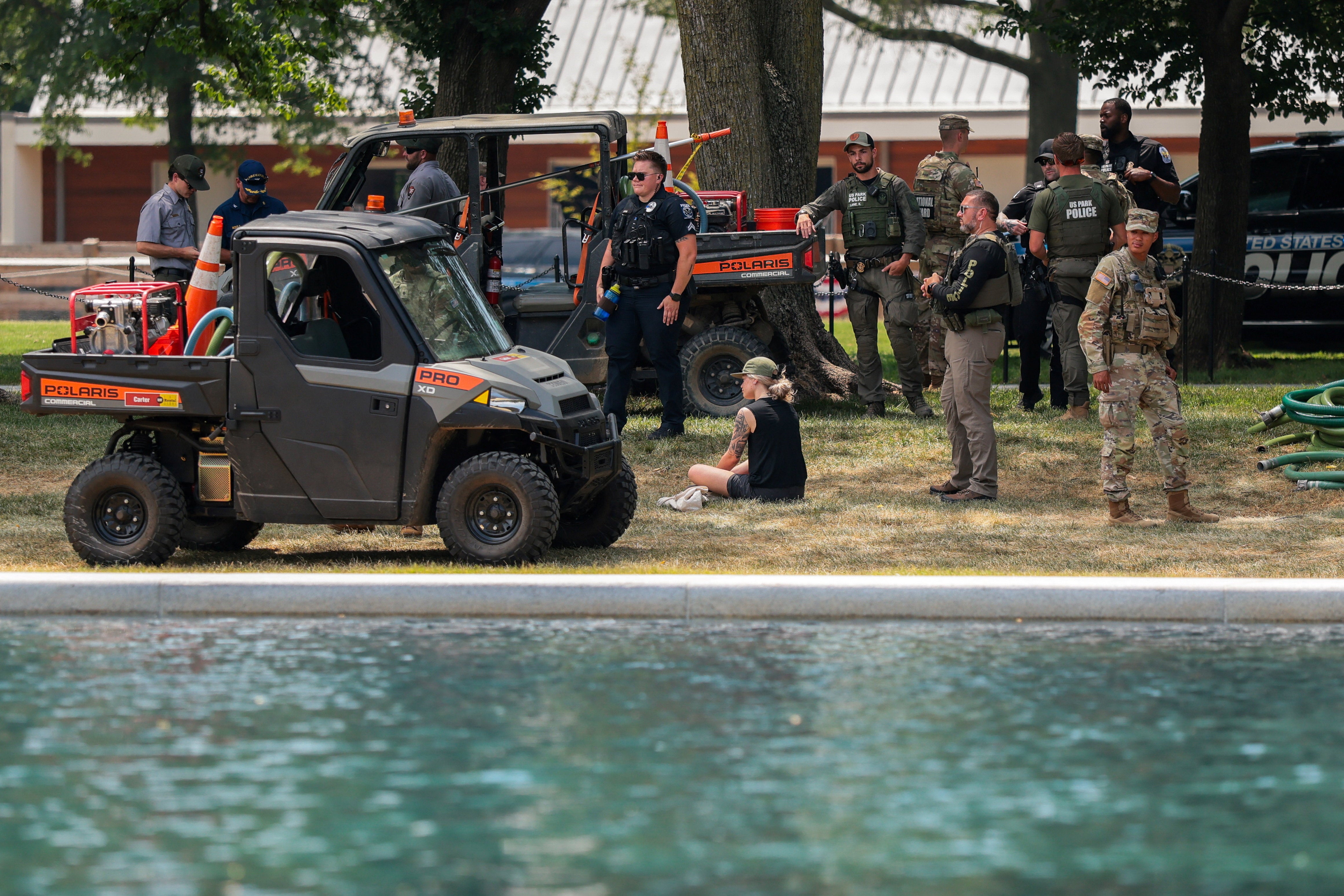 The patrols travel Trump's assertion that authorities had made "multiple arrests" of individuals he claimed were responsible for harm to nan peeling coating, which emerged aft an algae bloom