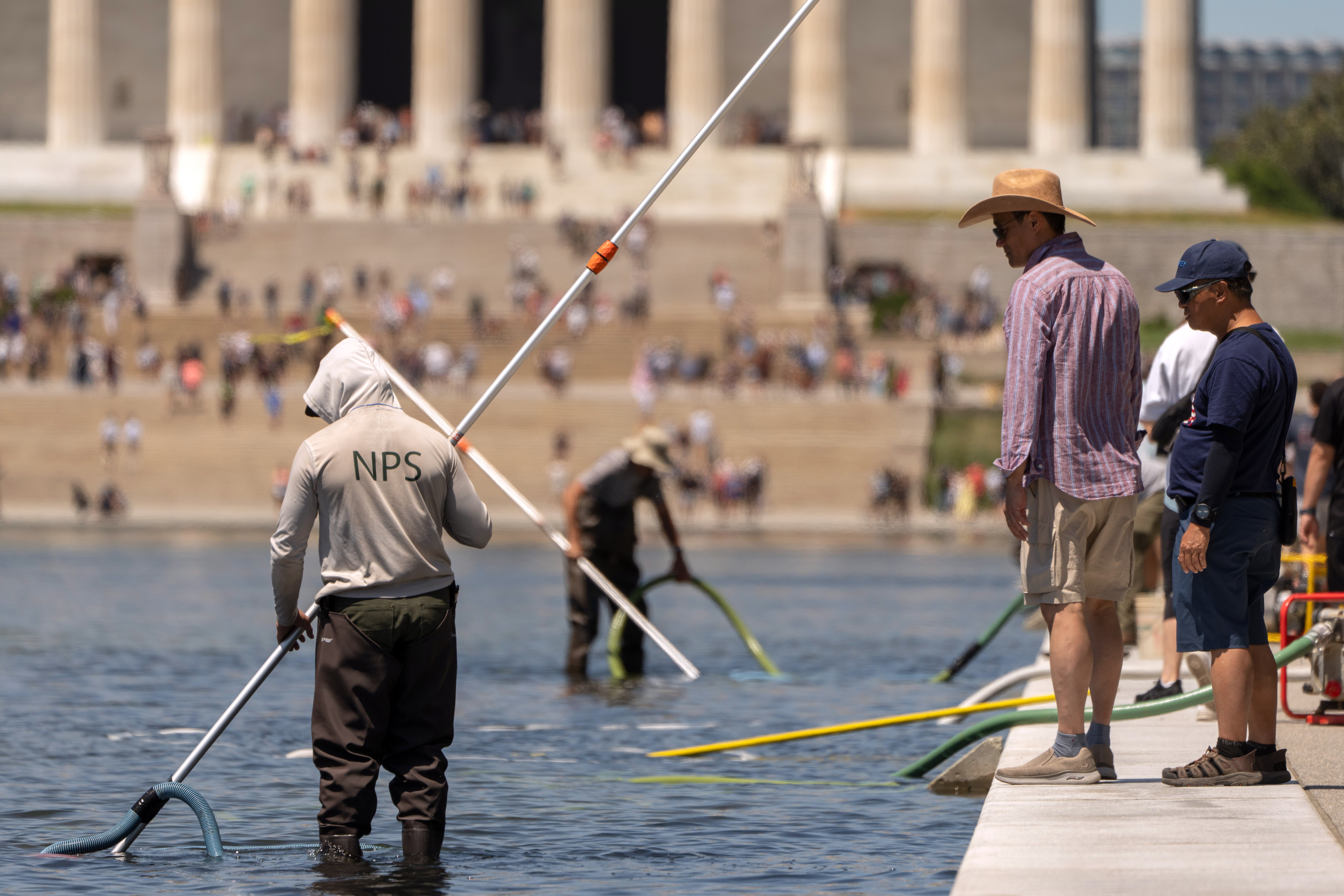 The Reflecting Pool apt will not beryllium afloat renovated successful clip for July 4th celebrations
