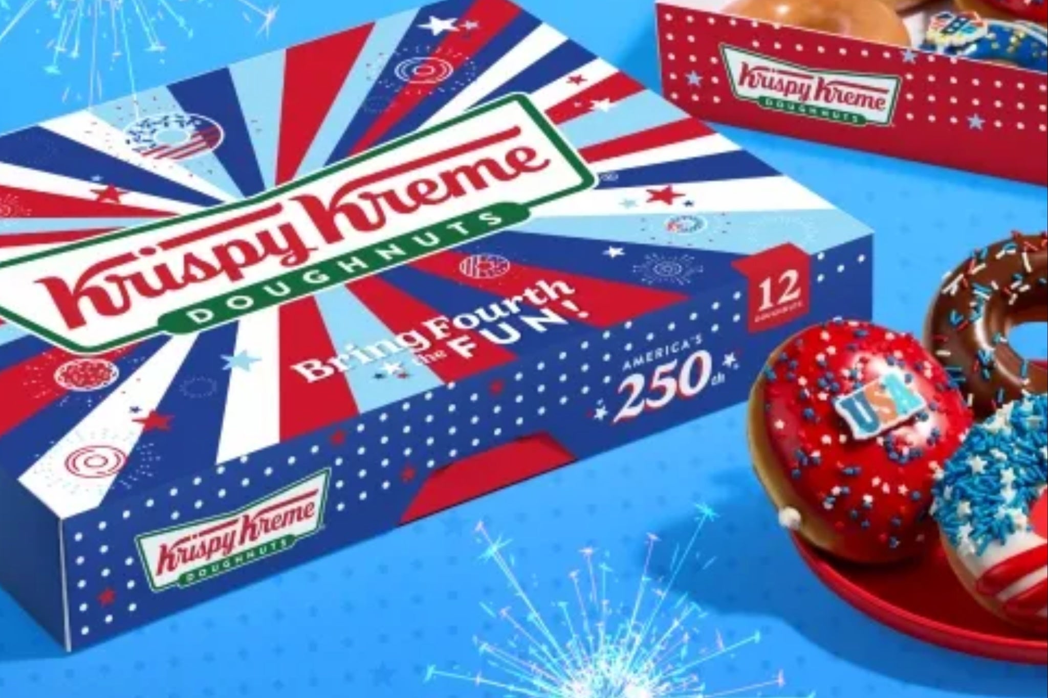 Krispy Kreme has launched its Fourth of July donut collection
