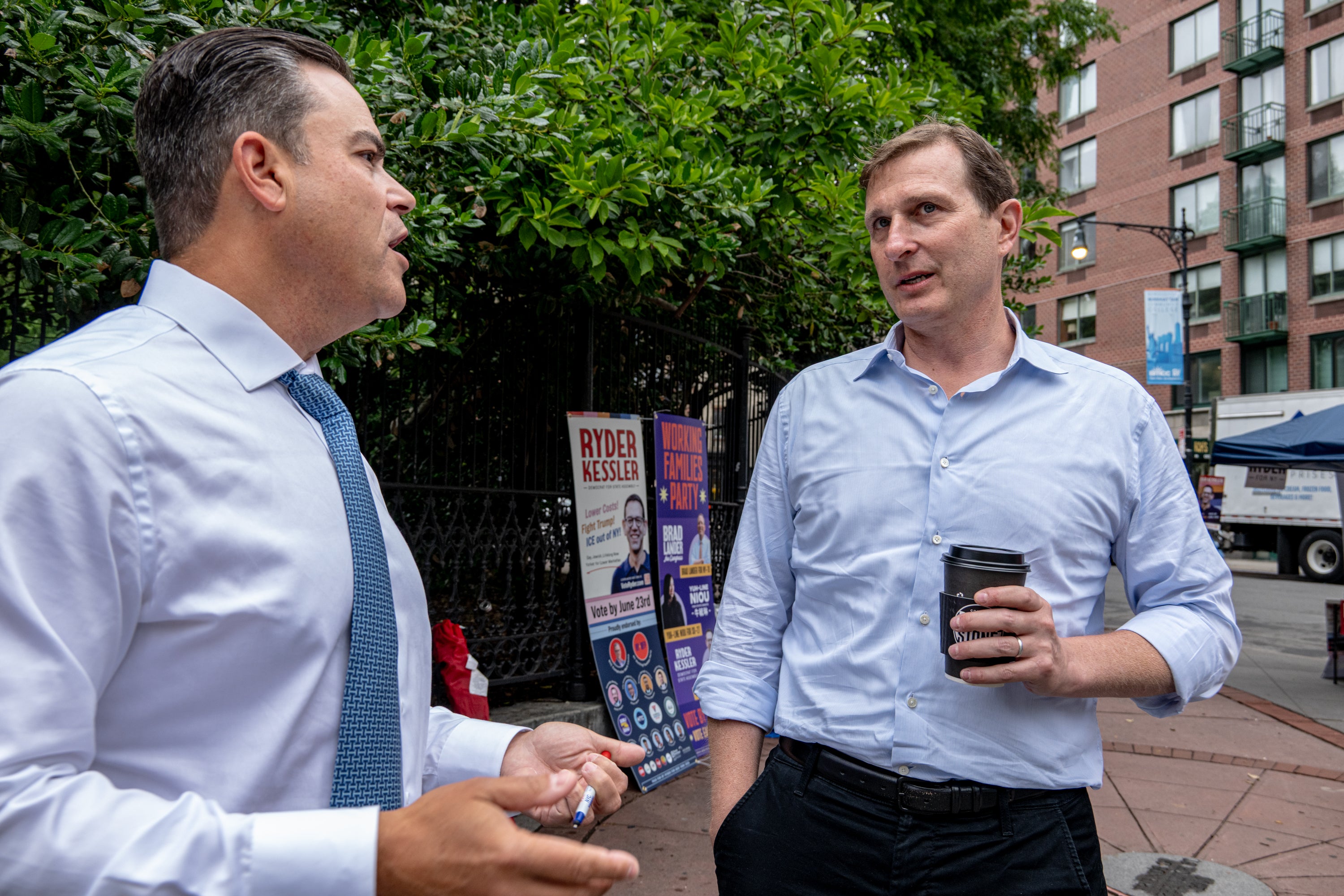 Rep Dan Goldman (D-N.Y.) faces a reliable superior situation from erstwhile metropolis comptroller Brad Lander.