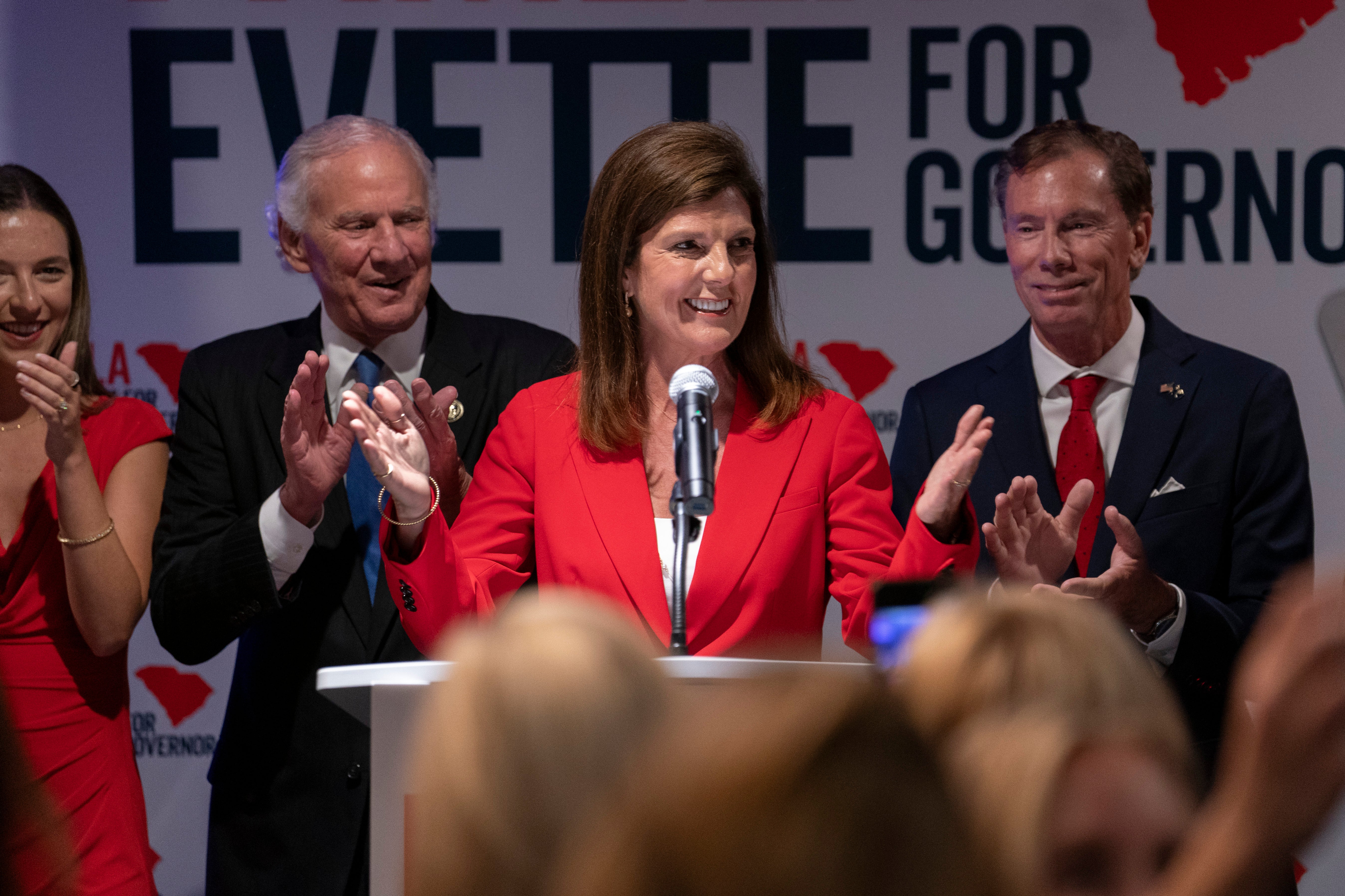 Pamela Evette, a erstwhile accountant and businesswoman, is nan state’s first female lieutenant governor