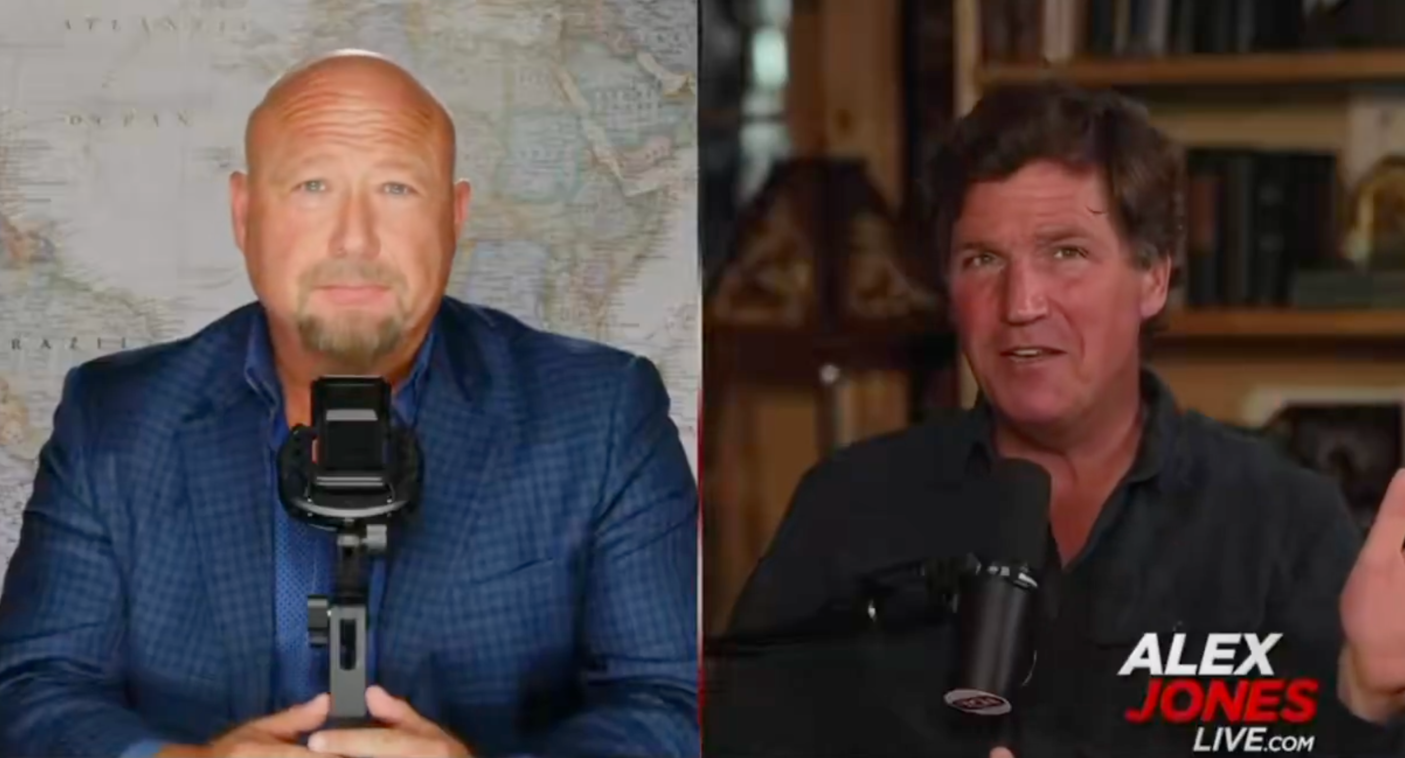 Tucker Carlson tells Alex Jones that President Donald Trump is 'very convinced' that California Gov. Gavin Newsom tin triumph nan 2028 statesmanlike election