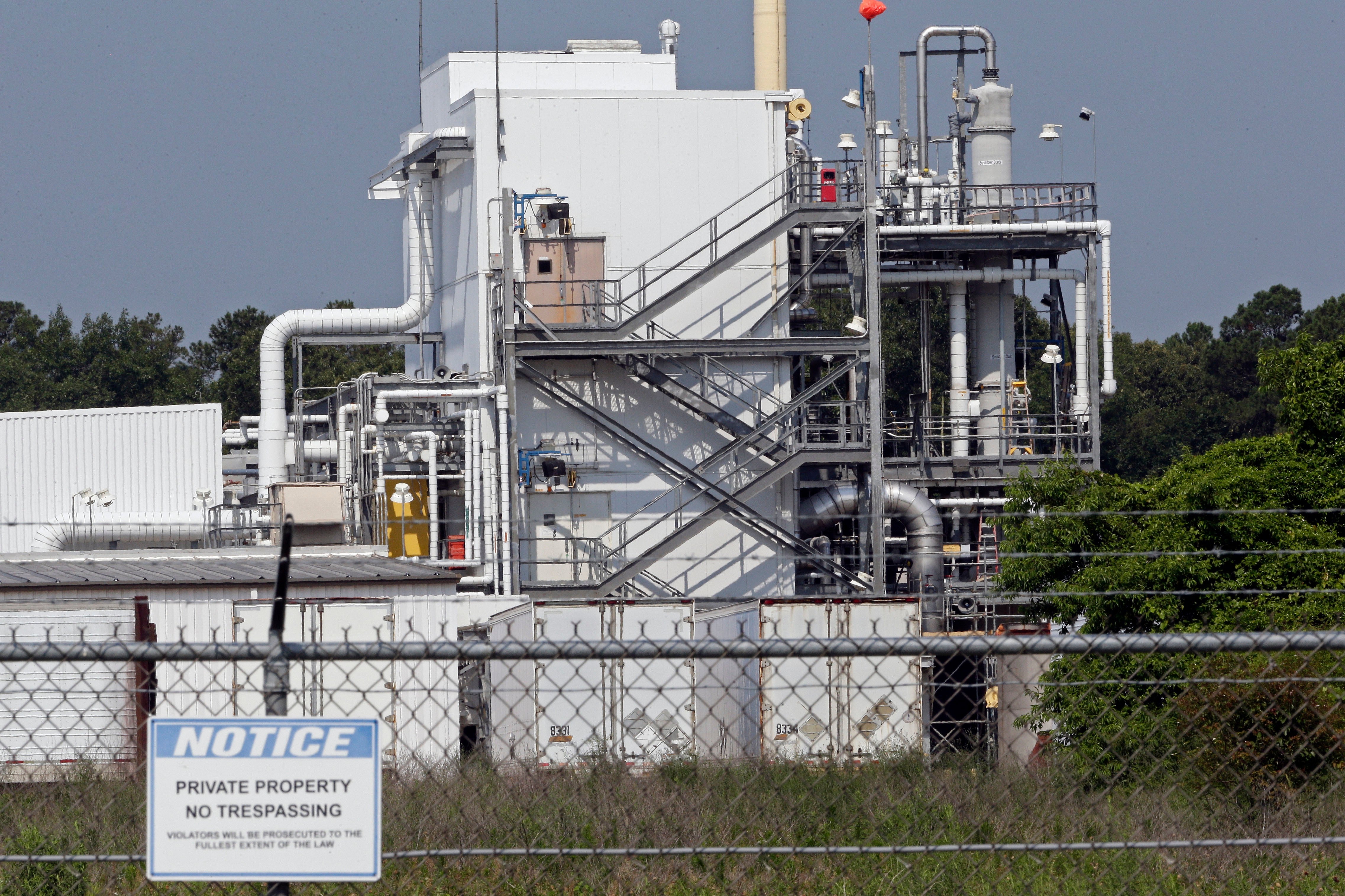 The Chemours Company's PPA installation astatine nan Fayetteville Works works successful North Carolina