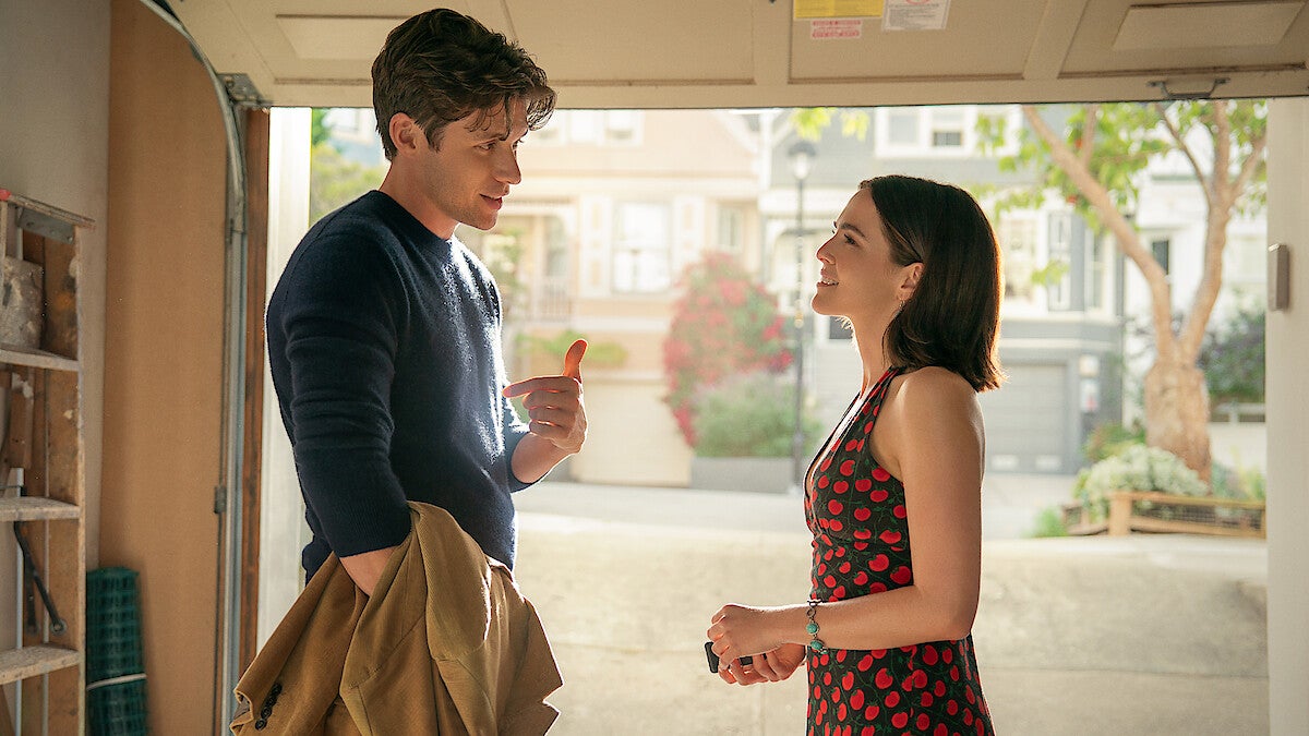 Nick Robinson and Zoey Deutch in 'Voicemails for Isabelle'