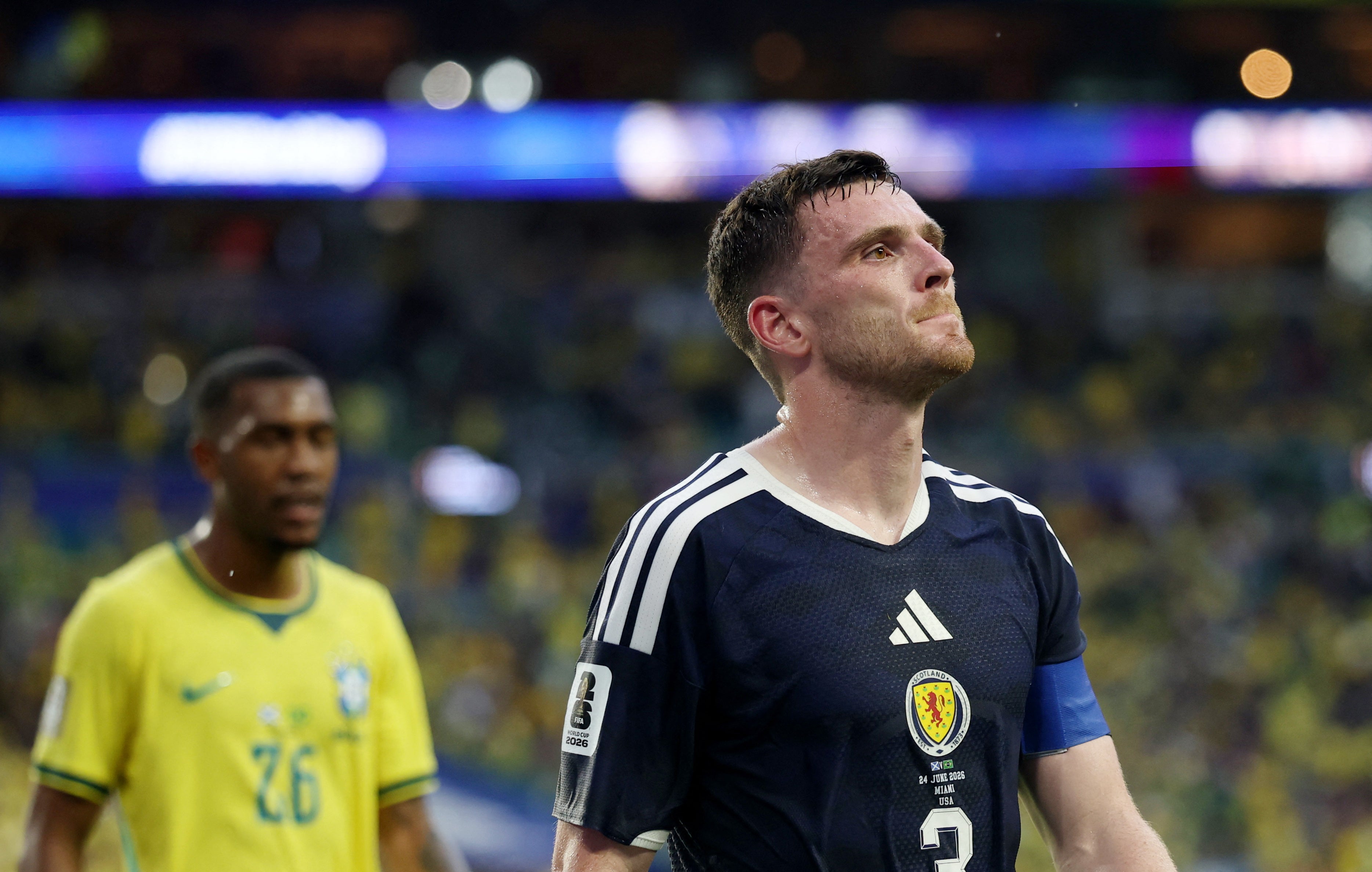 Scotland sweating on fitness of Andy Robertson ahead of uncertain World Cup future