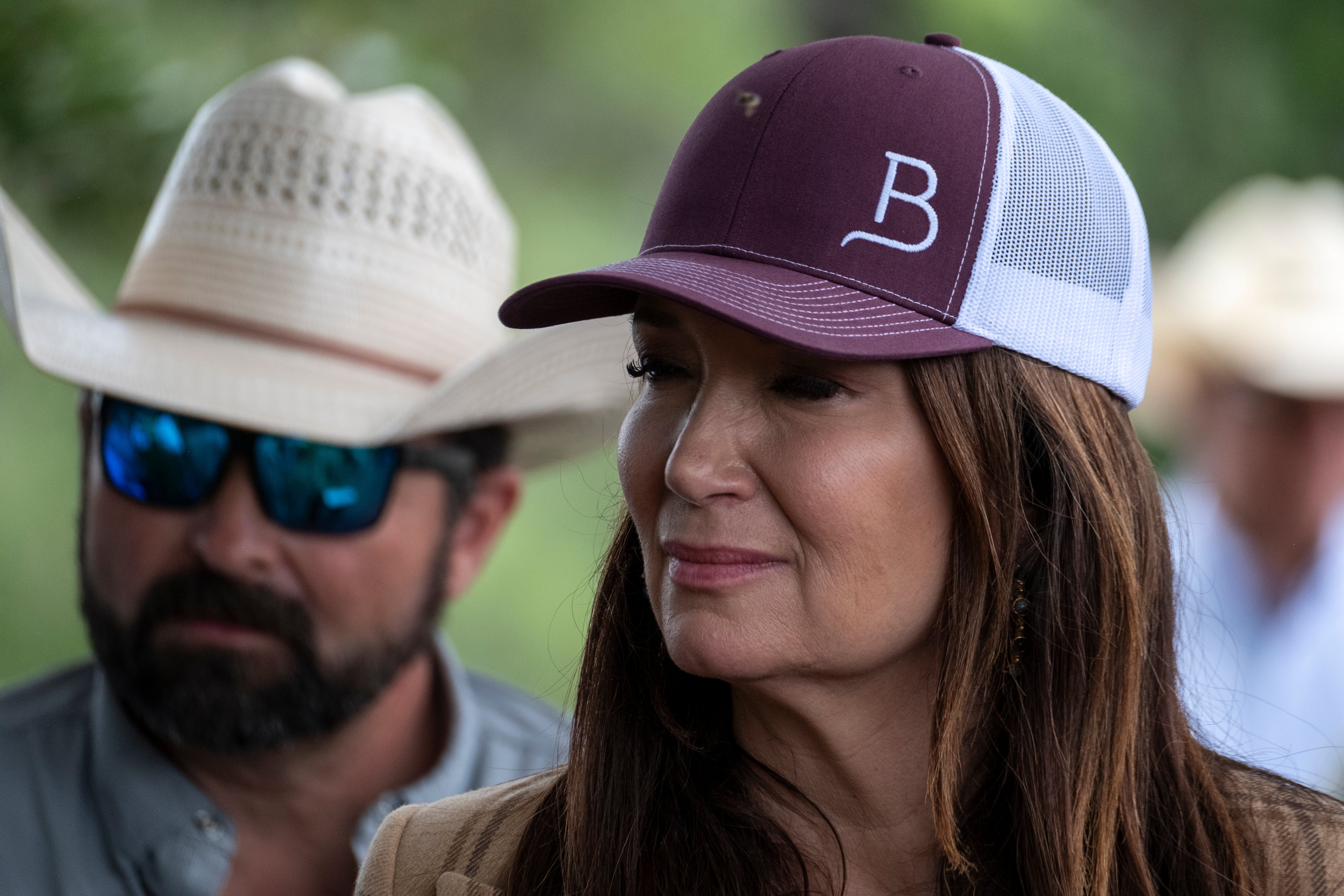 Agriculture Secretary Brooke Rollins attends a property convention wherever a crate of 80,000 sterile New World Screwworm pupae is installed astatine Chapparosa Ranch connected June 11