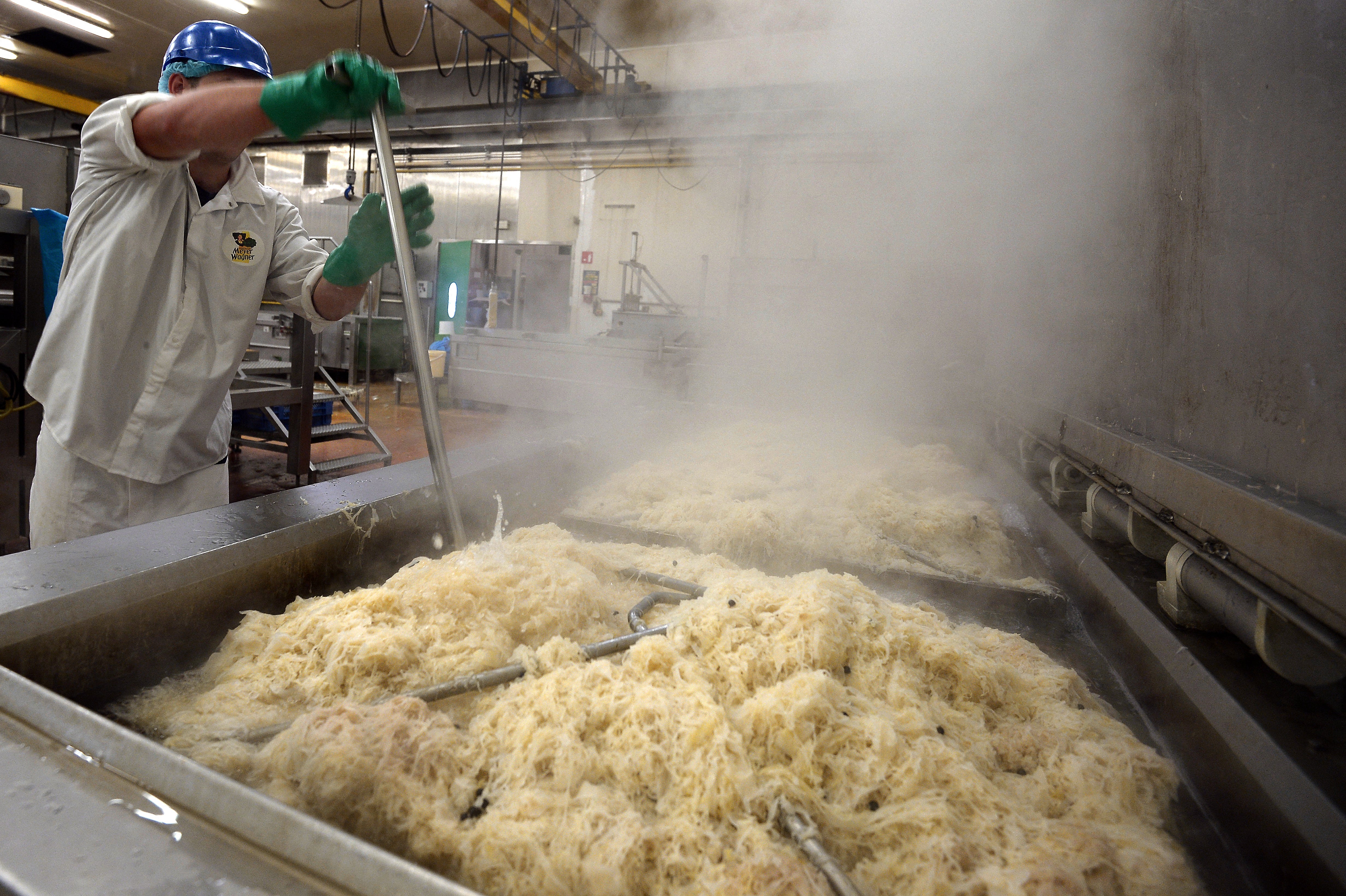 Sauerkraut is low in calories and high in fiber. A cup has four grams and 27 calories, according to federal data