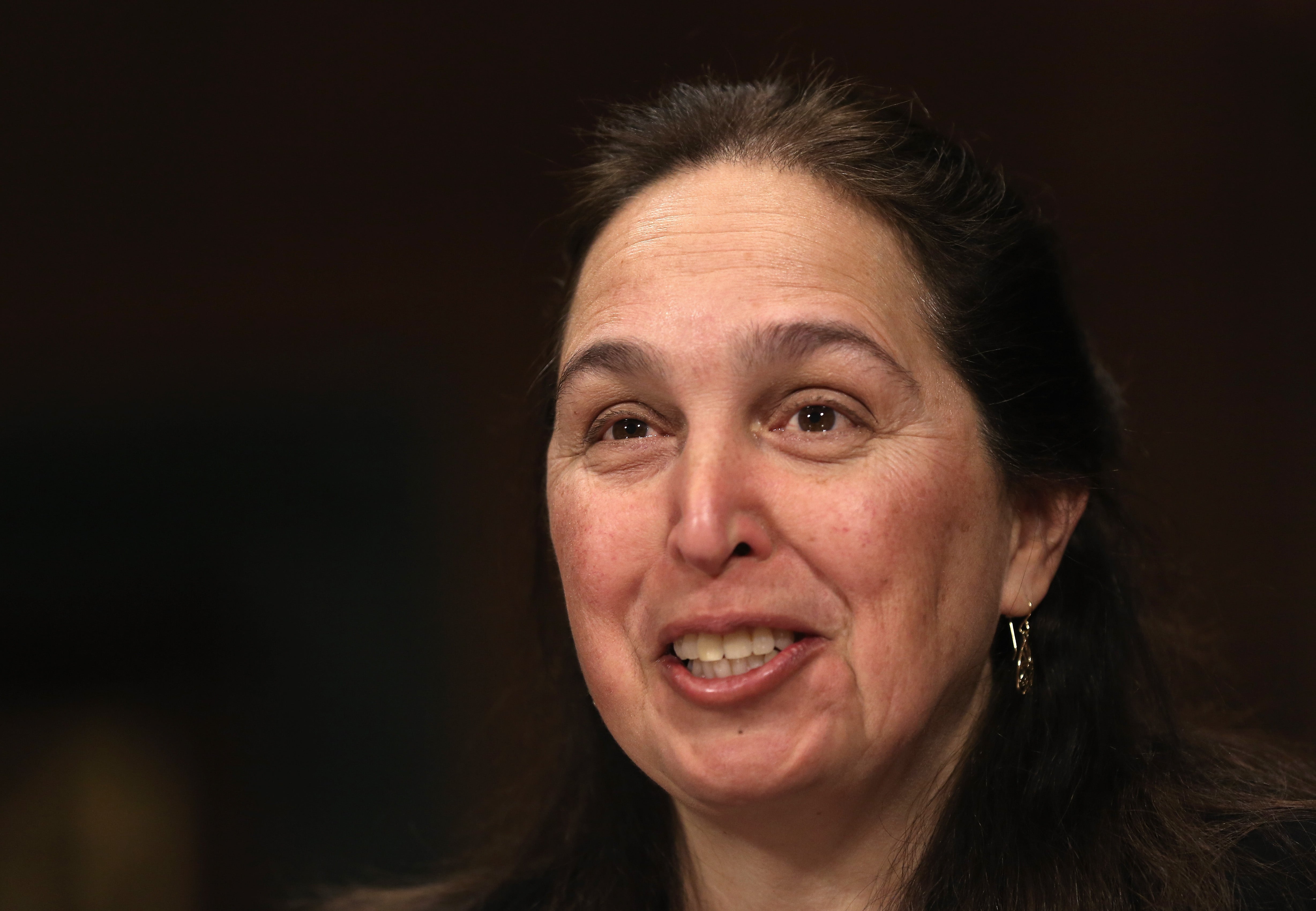 Judge Indira Talwani testifies during her confirmation proceeding earlier nan Senate Judiciary Committee January 8, 2014 connected Capitol Hill successful Washington, DC