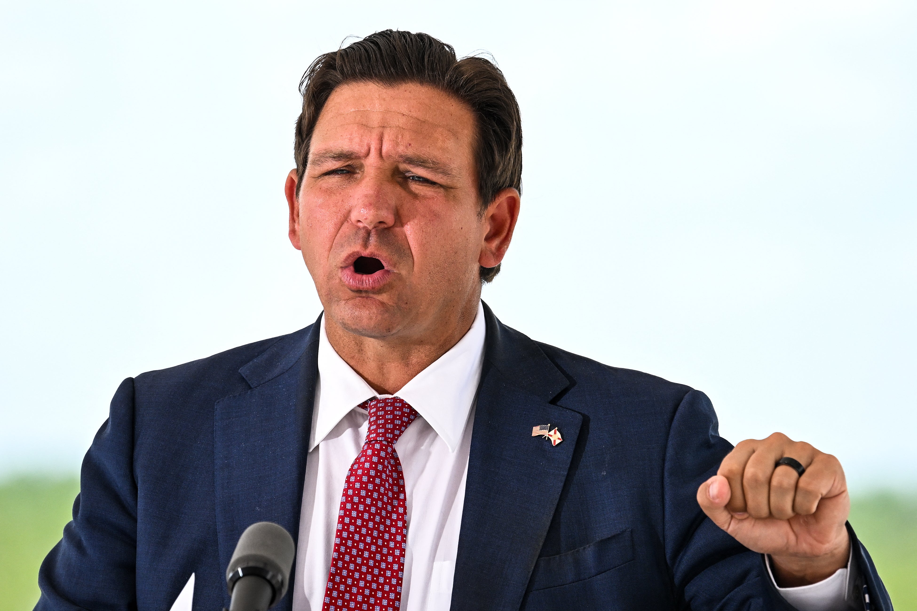 DeSantis and President Donald Trump said nan detention halfway was captious to Republican efforts to return group successful nan state illegally backmost to their location countries