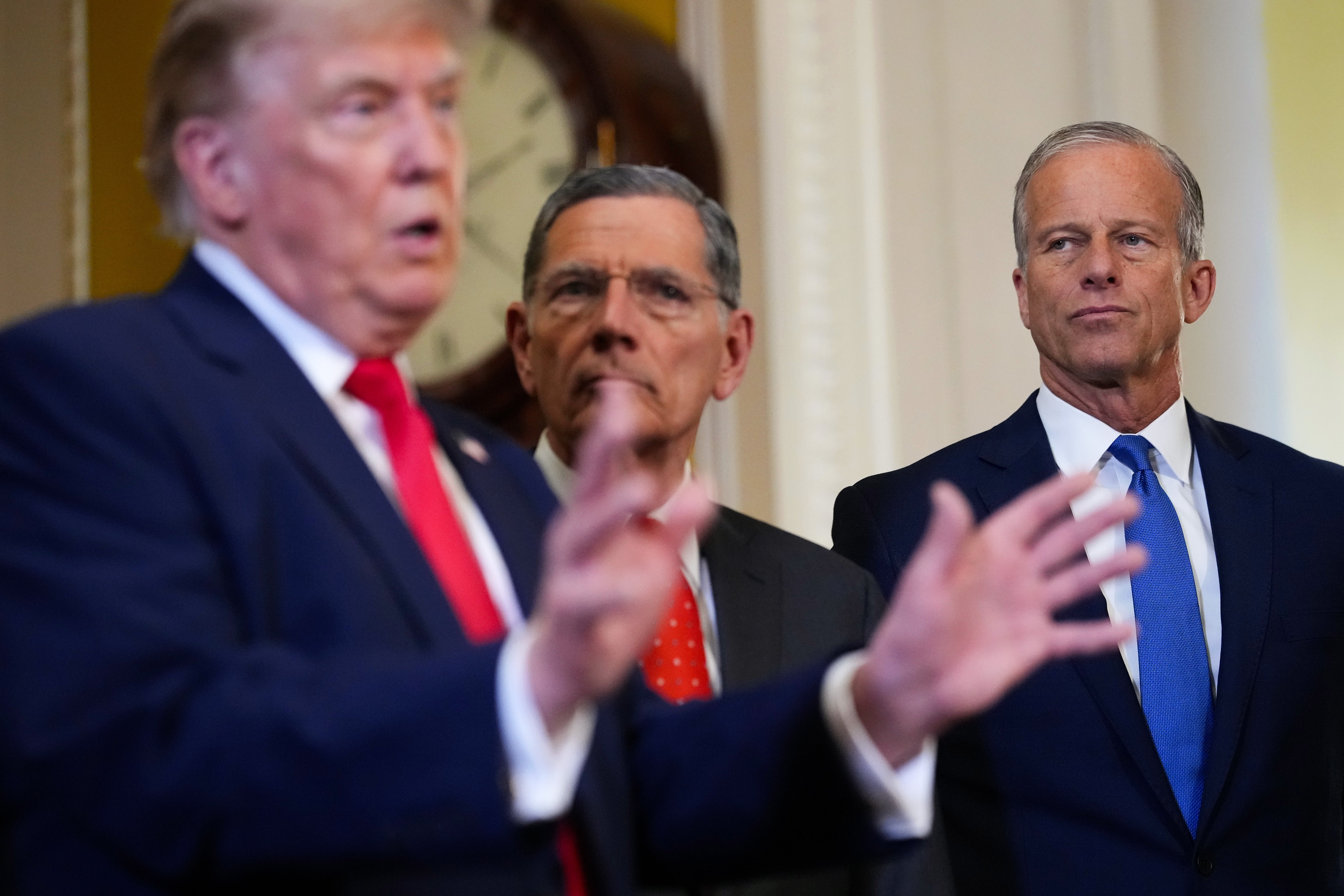 Frustrated Thune tells Trump to ‘get on the phone and get the votes' after Leavitt swipes at Senate over voter ID