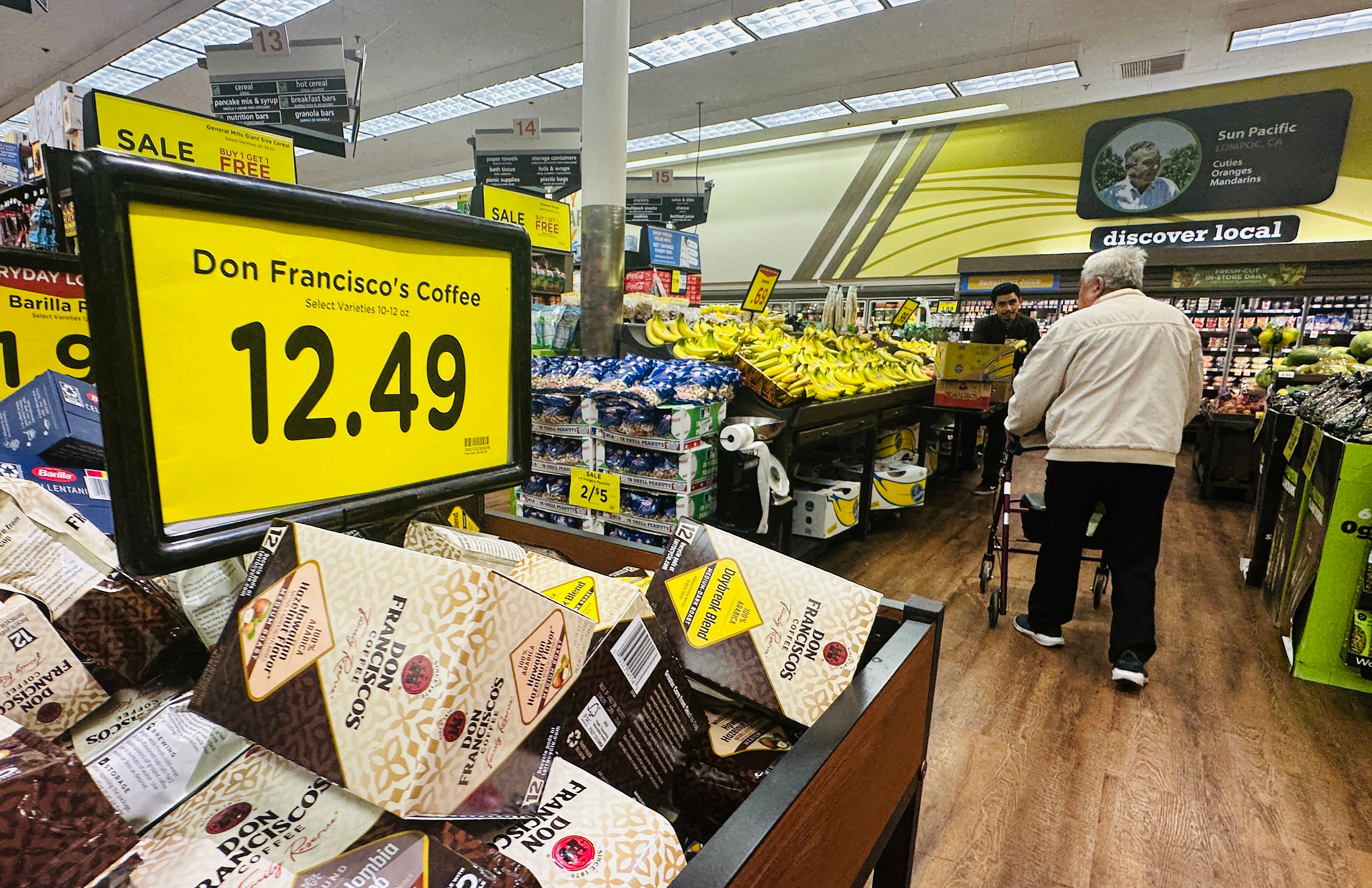 Consumer inflation in the United States hit a three-year high in April, federal data shows