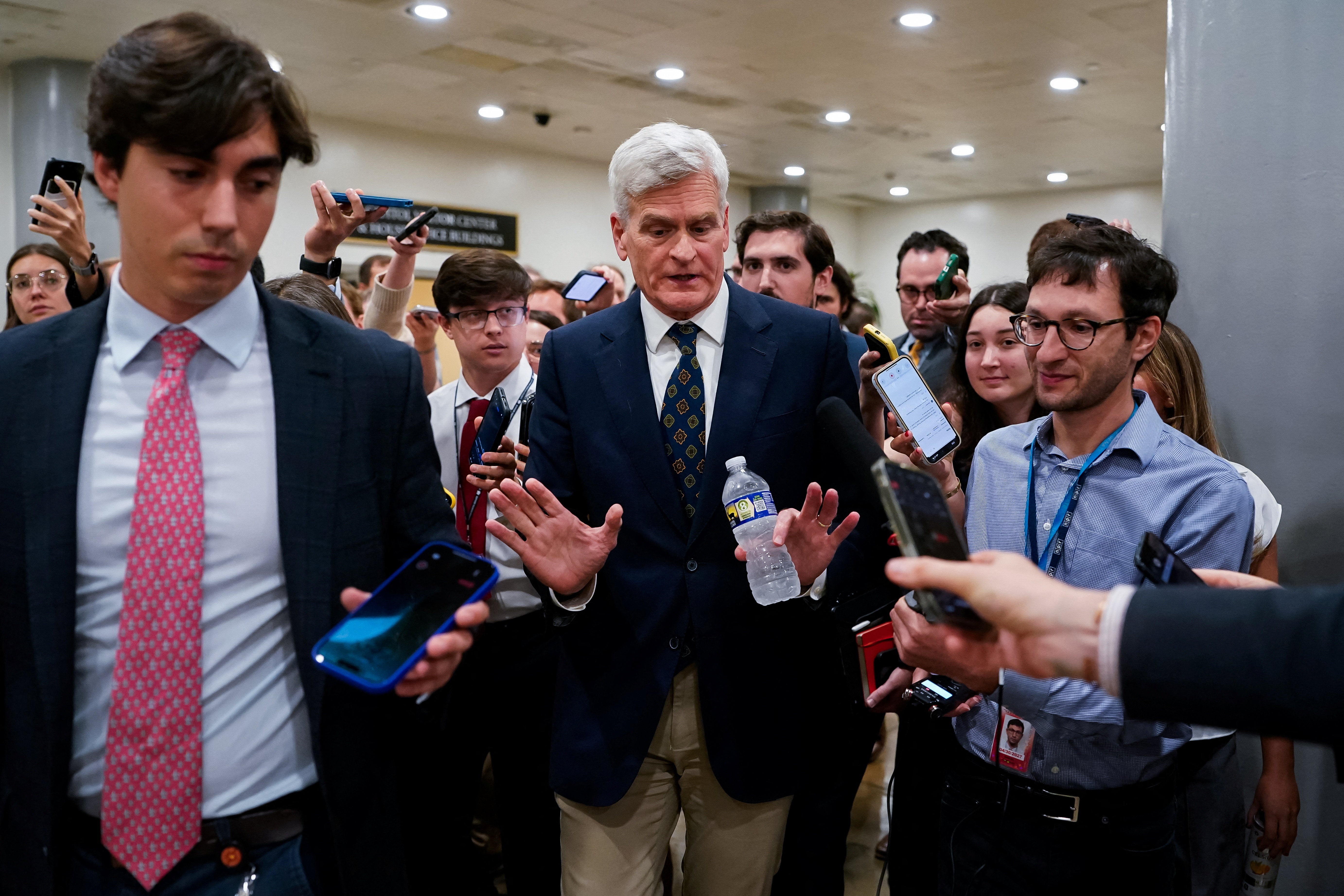 Sen. Bill Cassidy (R-La.), nan president of nan Senate Health, Education, Labor and Pensions Committee said that he had an statement to clasp a ballot connected Kennedy taking complete nan office.