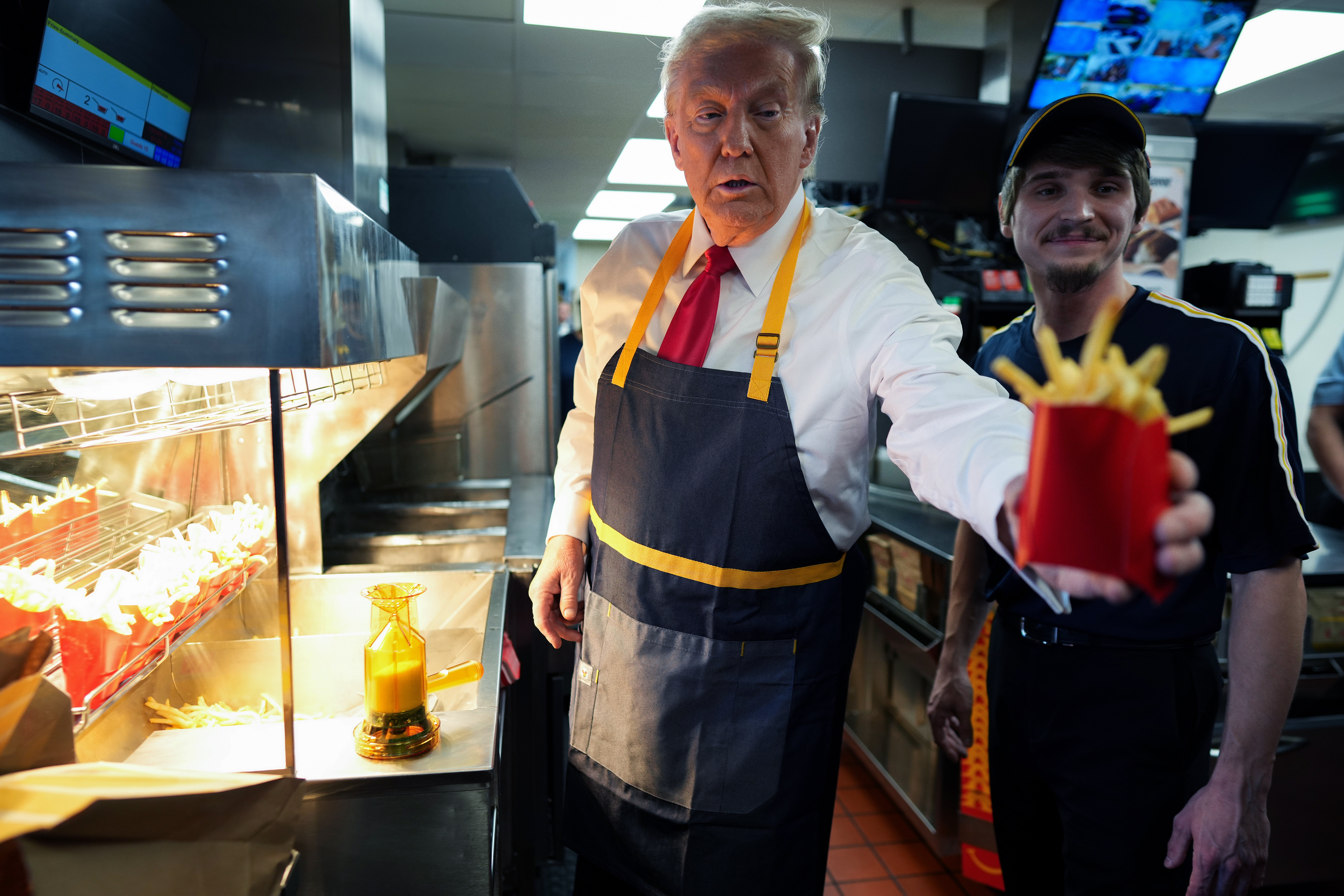Trump, a McDonald’s aficionado, has utilized his dietary preferences to effort to subordinate to working-class voters