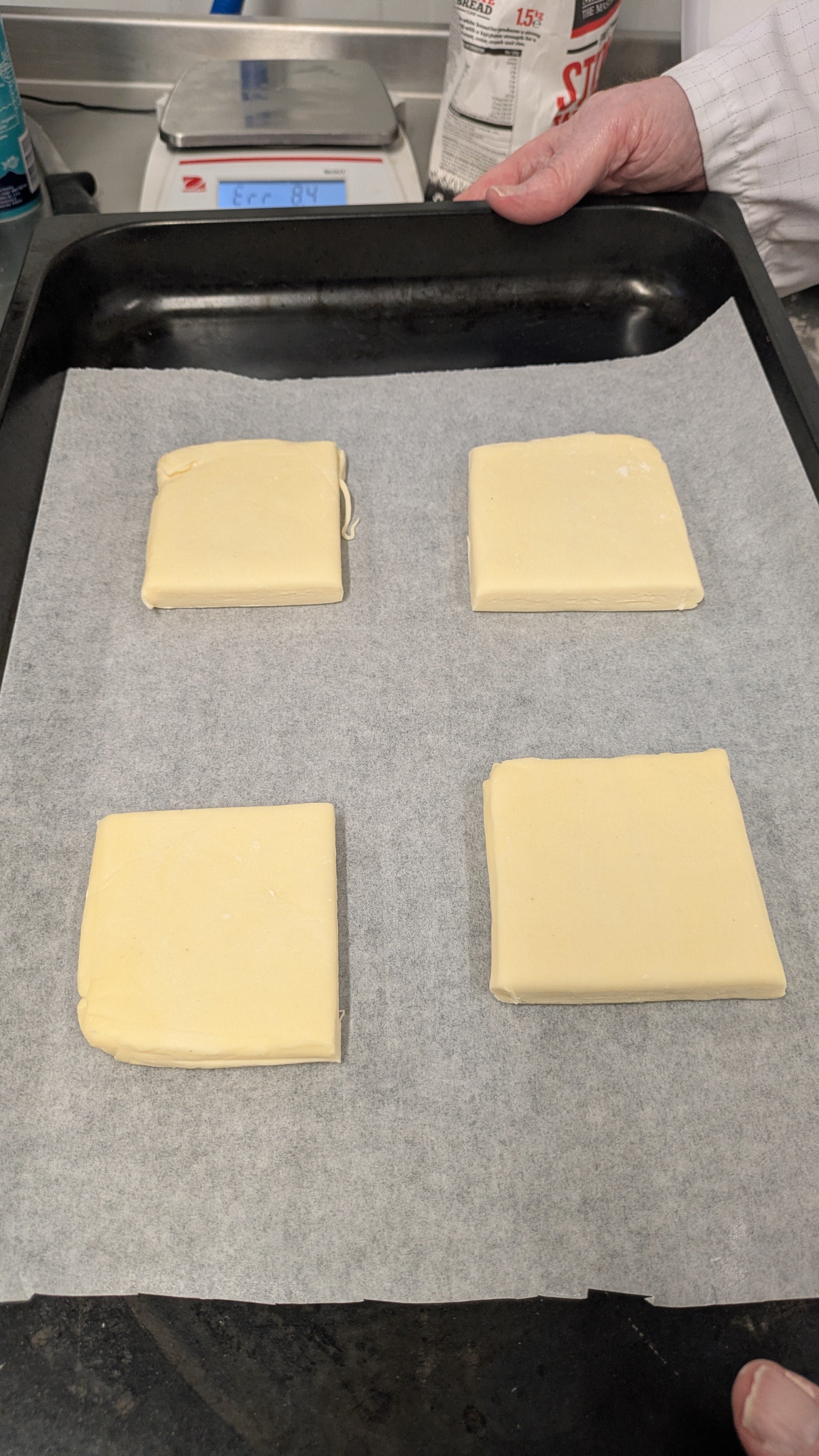 Now researchers at Heriot-Watt University in Edinburgh are developing a new way to make their layered pastry, saying this could 'significantly' cut the amount of saturated fat