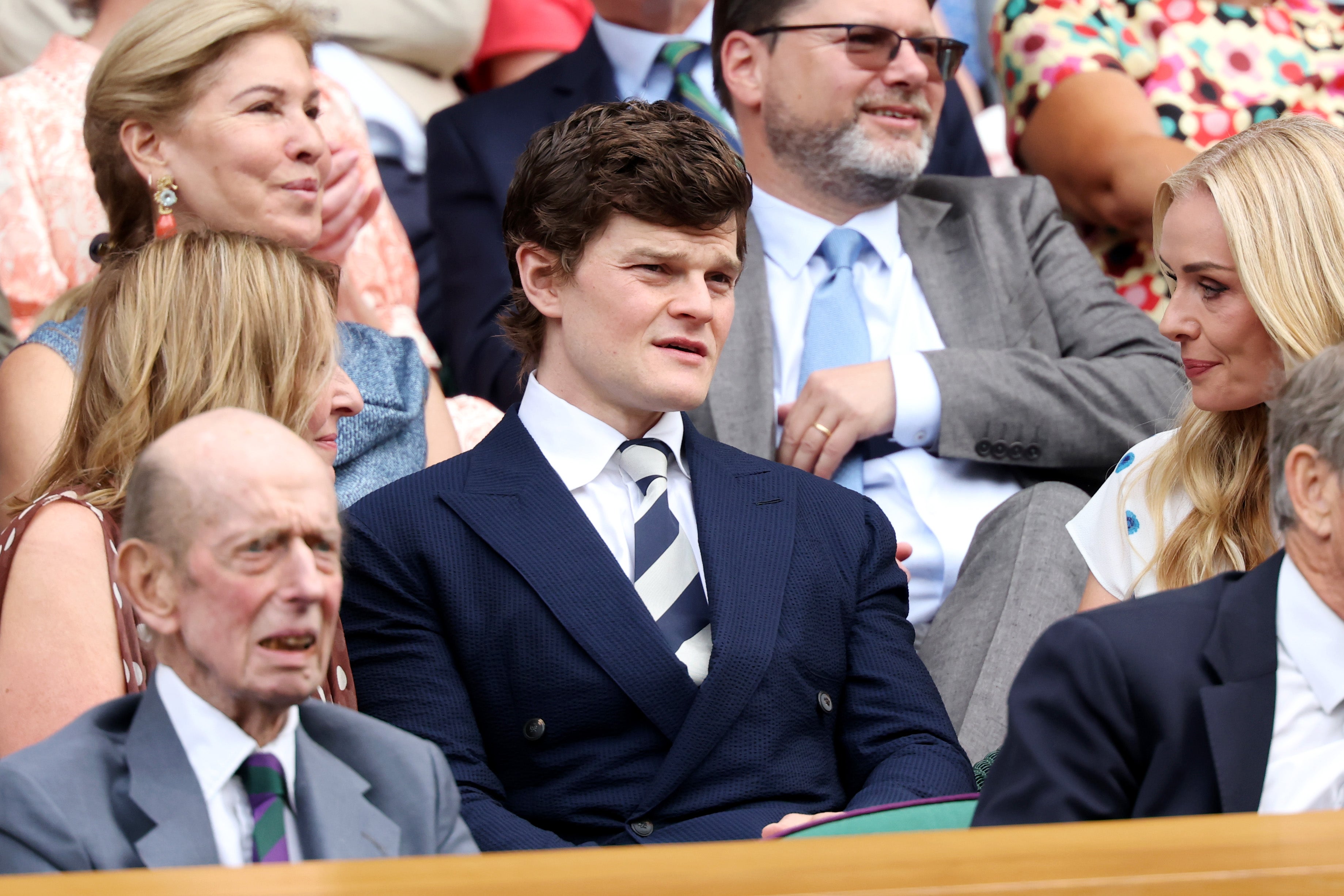 Robert Aramayo, estrela de 'I Swear', retratado em Wimbledon 2026