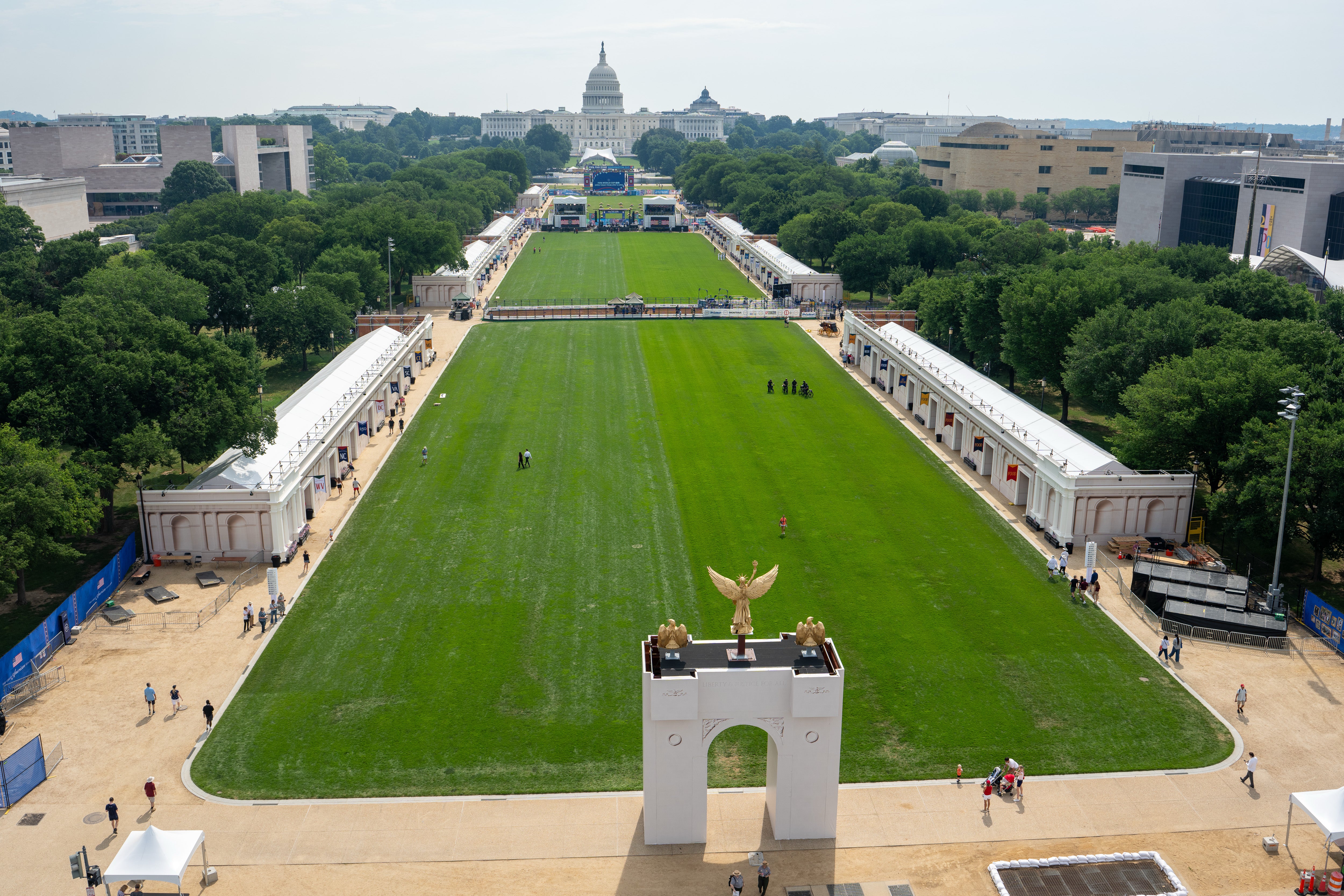 The fair, meant to beryllium a ceremony of America's 250th anniversary, has tally into 1 setback aft another