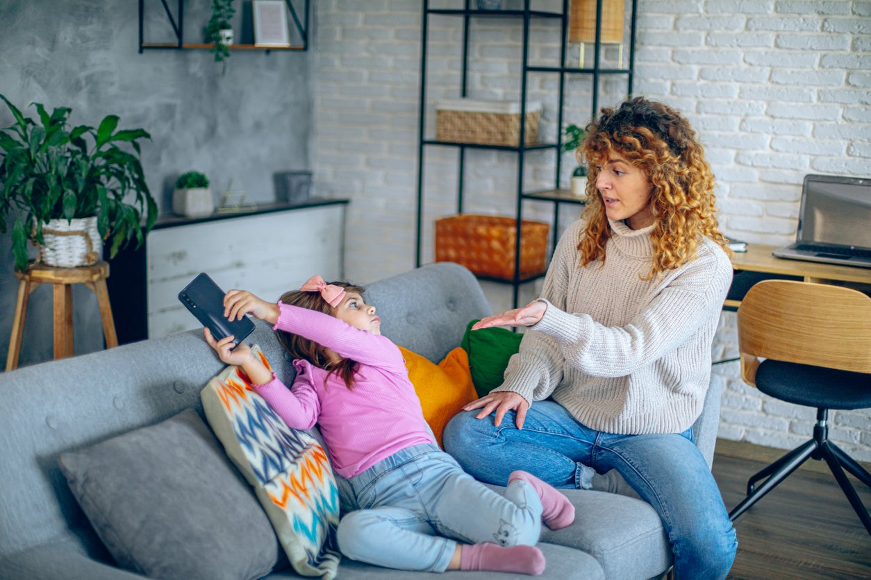 Children follow the example of their parents, so a key aspect of getting them to put their devices down is for parents to do it first