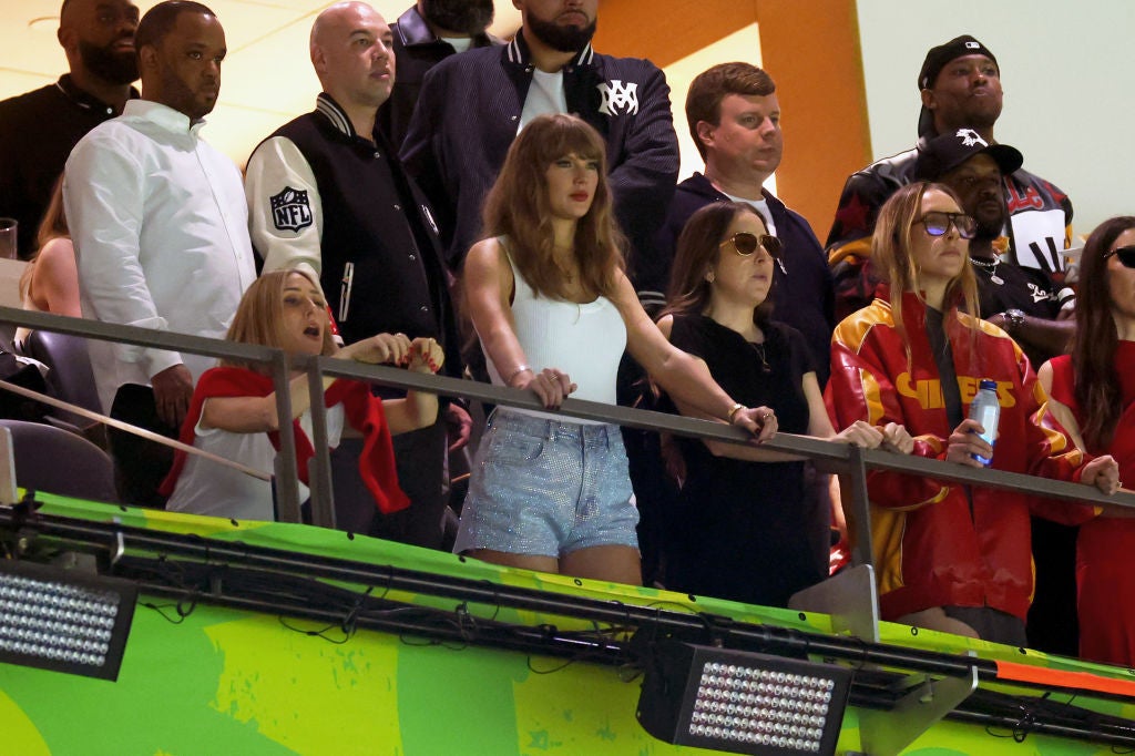 Swift attends her second Super Bowl