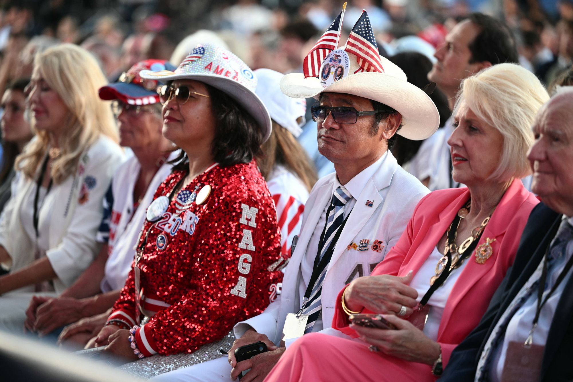 Among those successful attendance connected June 24 were galore management officials and Trump supporters clad successful MAGA-branded outfits