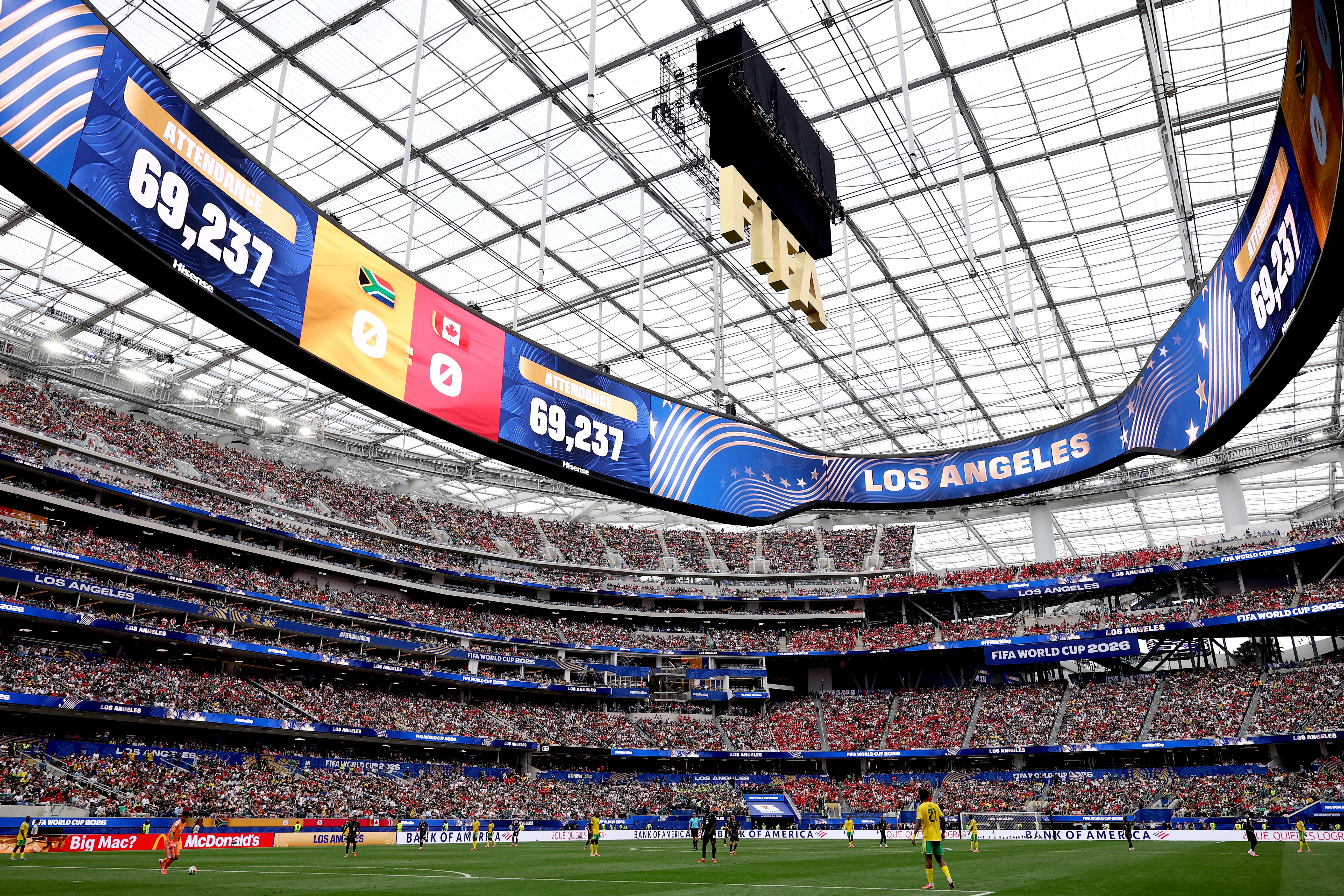 Canada defeated South Africa in the first knockout round of the 2026 World Cup