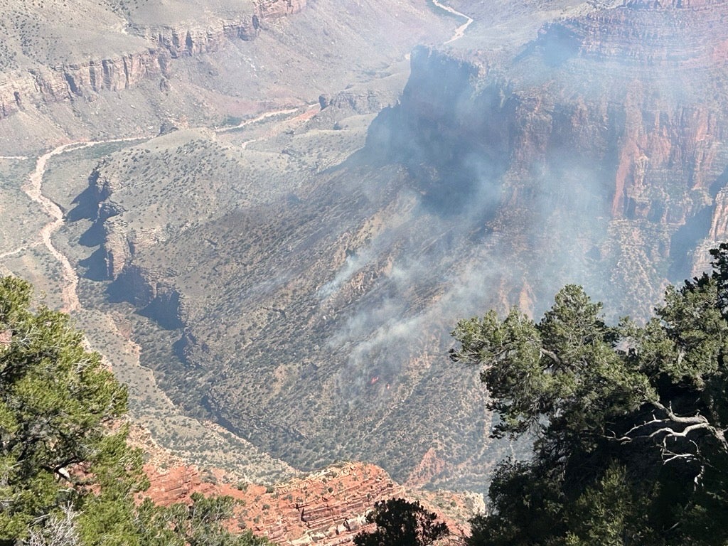 Fire Rages At The Grand Canyon After Nearly 150,000 Acres Burned Last Year