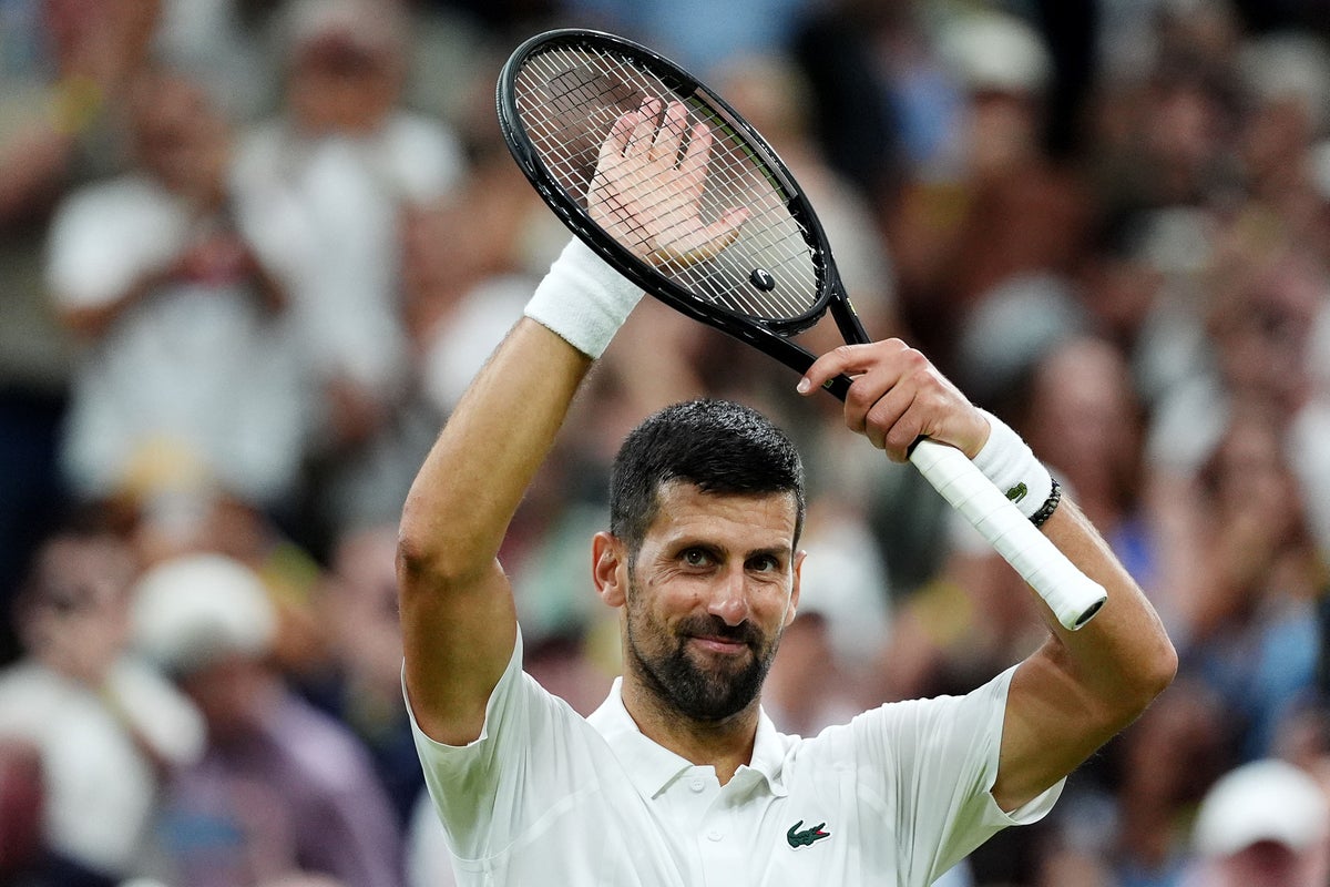Wimbledon 2026 LIVE: Novak Djokovic continues bid for 25th major with Naomi Osaka in third-round action