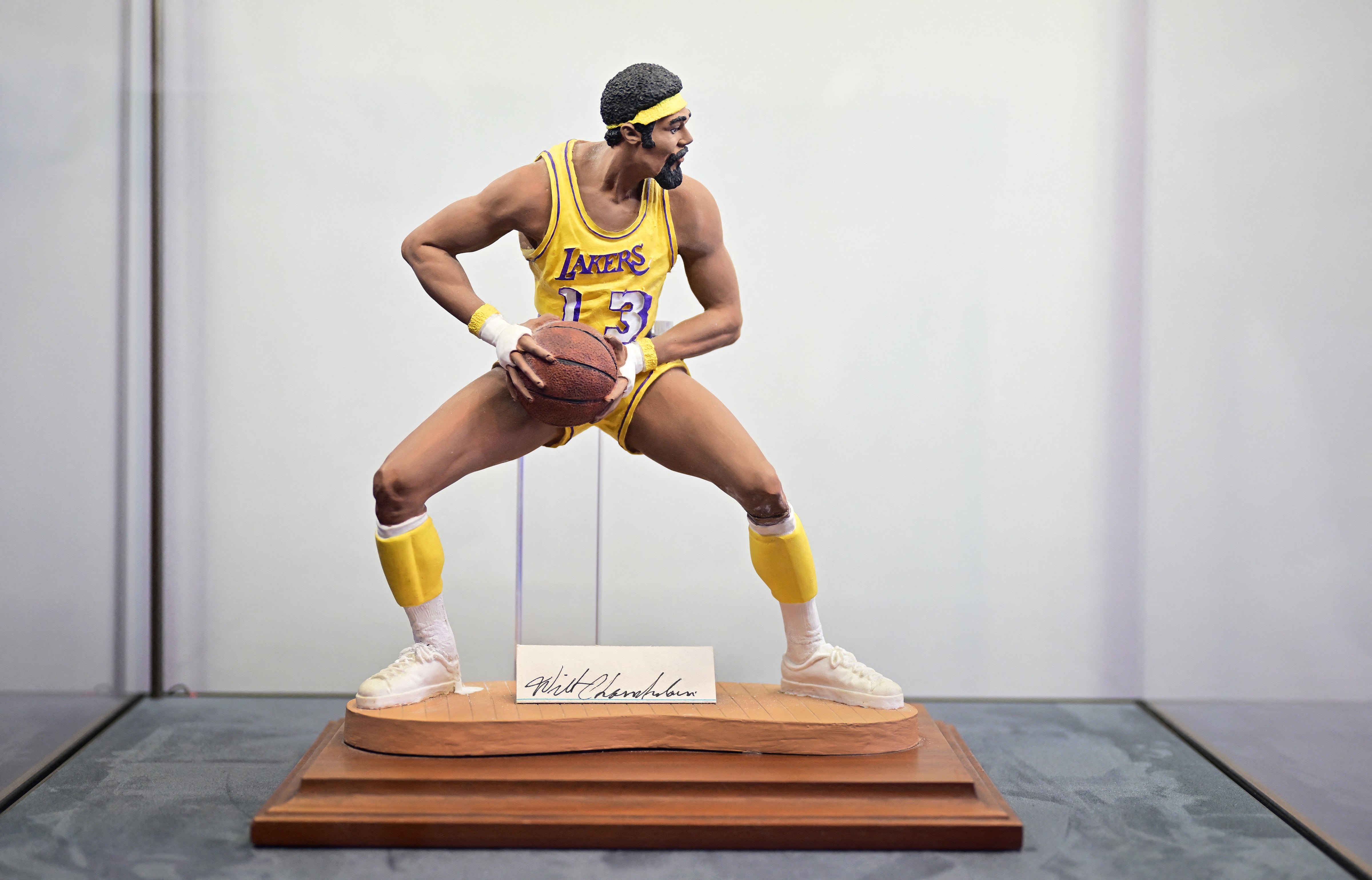 The overgarment erstwhile belonged to NBA fable Wilt Chamberlain