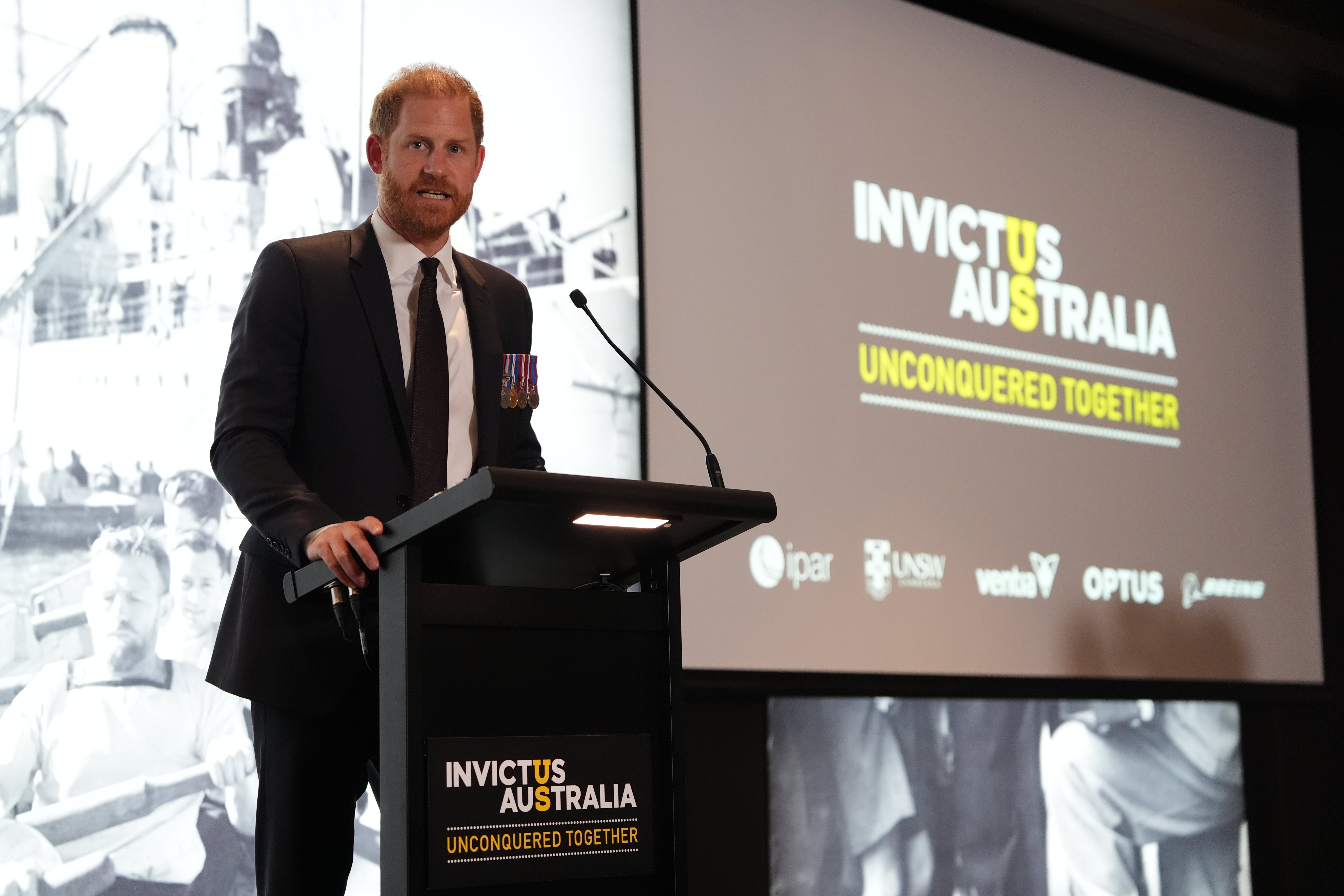 Harry’s trip to the UK is to mark the one year countdown to the Invictus Games in Birmingham