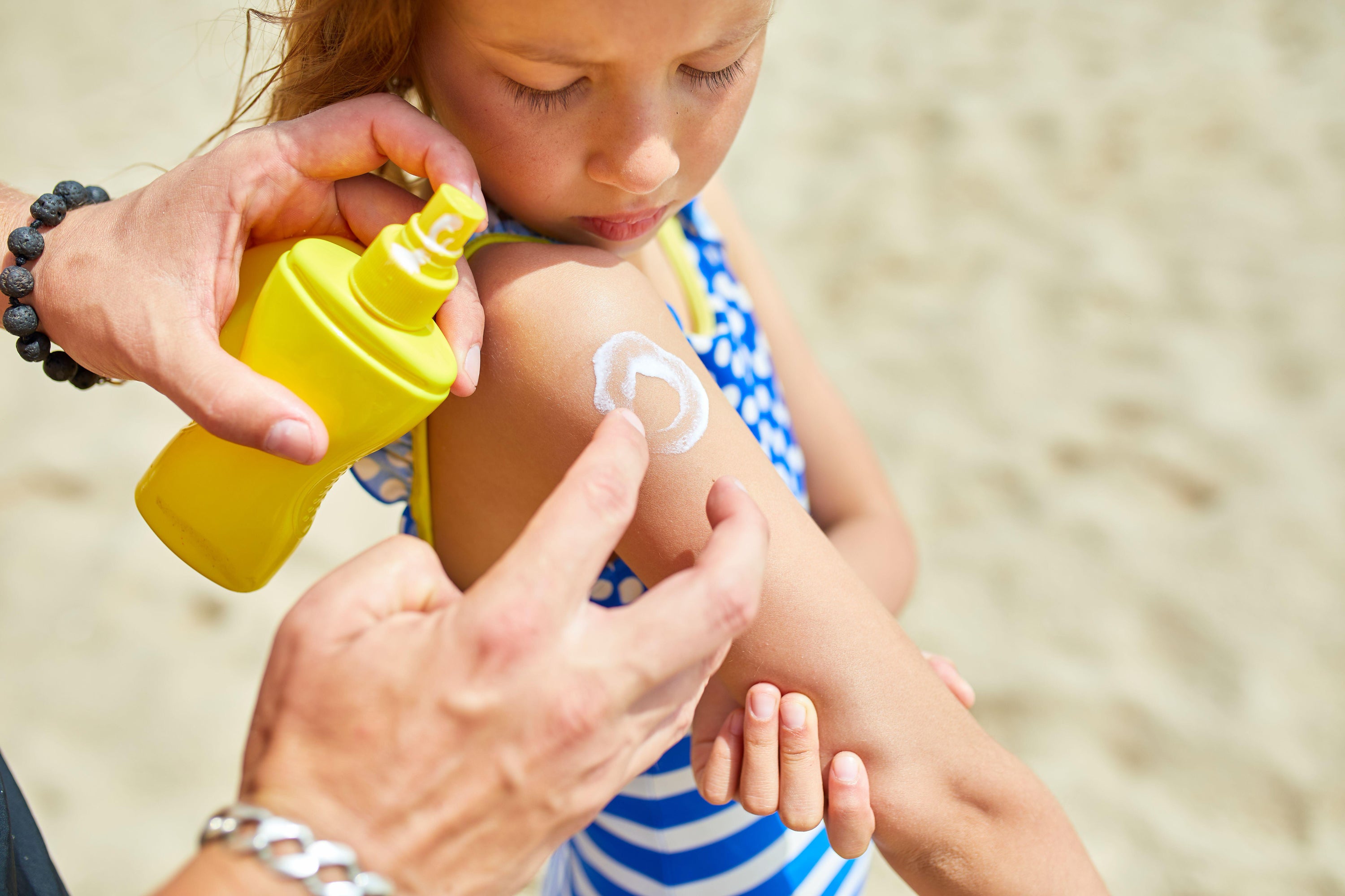 ‘With children, we’re more worried about skin cancer and burning risk than skin ageing, so in the evenings it’s probably not as imperative for them to wear sunscreen,’ says Tian.