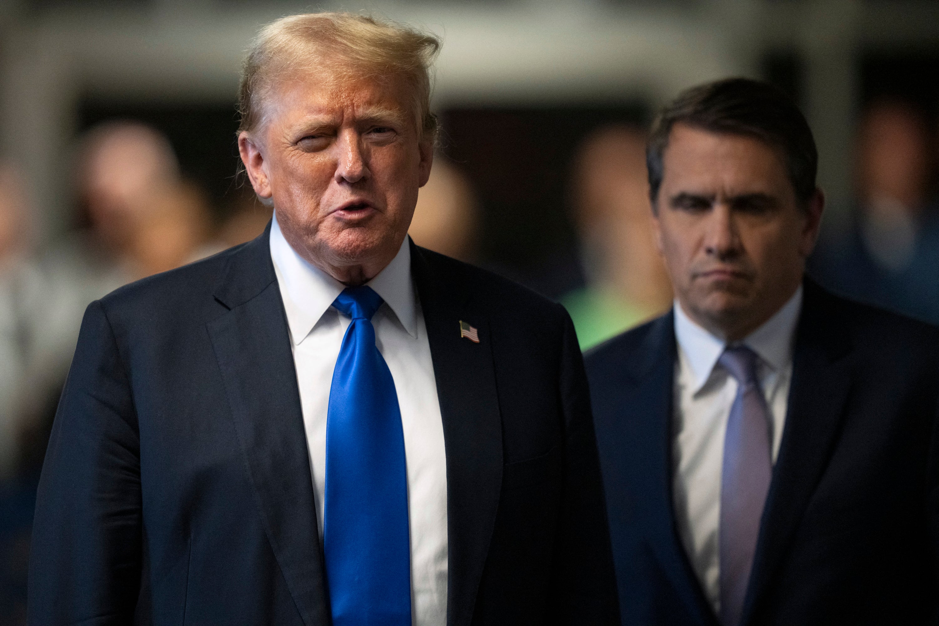 Blanche represented Trump successful 3 of his criminal cases, including nan New York hush money proceedings which he lost